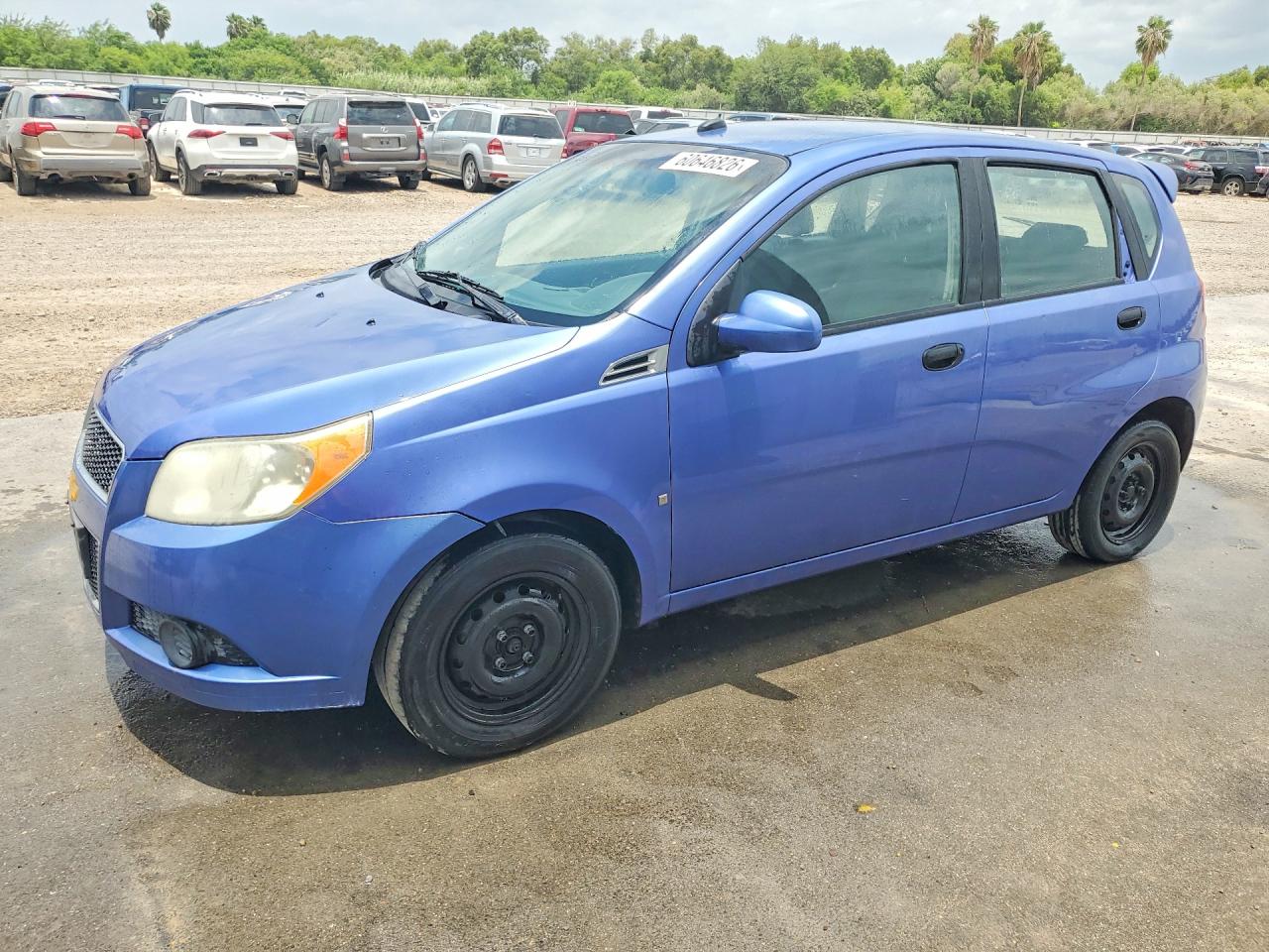 2009 Chevrolet Aveo Ls Синий vin: KL1TD66E59B614073