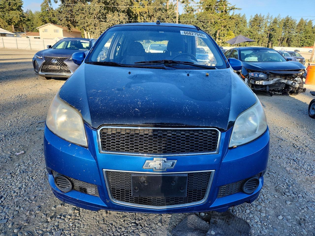2009 Chevrolet Aveo Ls Синий vin: KL1TD66E69B363547