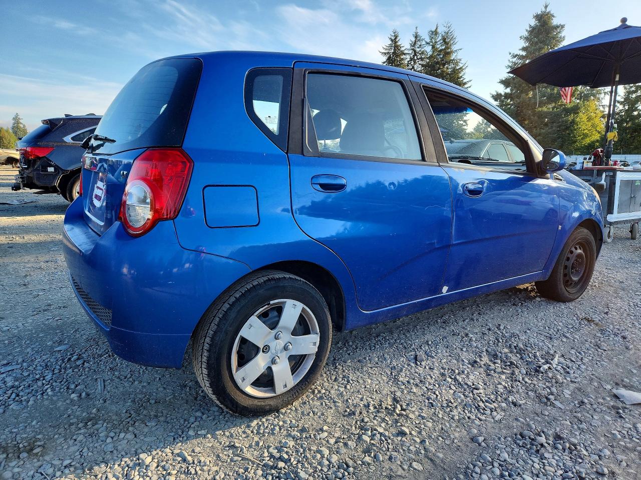 2009 Chevrolet Aveo Ls Синий vin: KL1TD66E69B363547