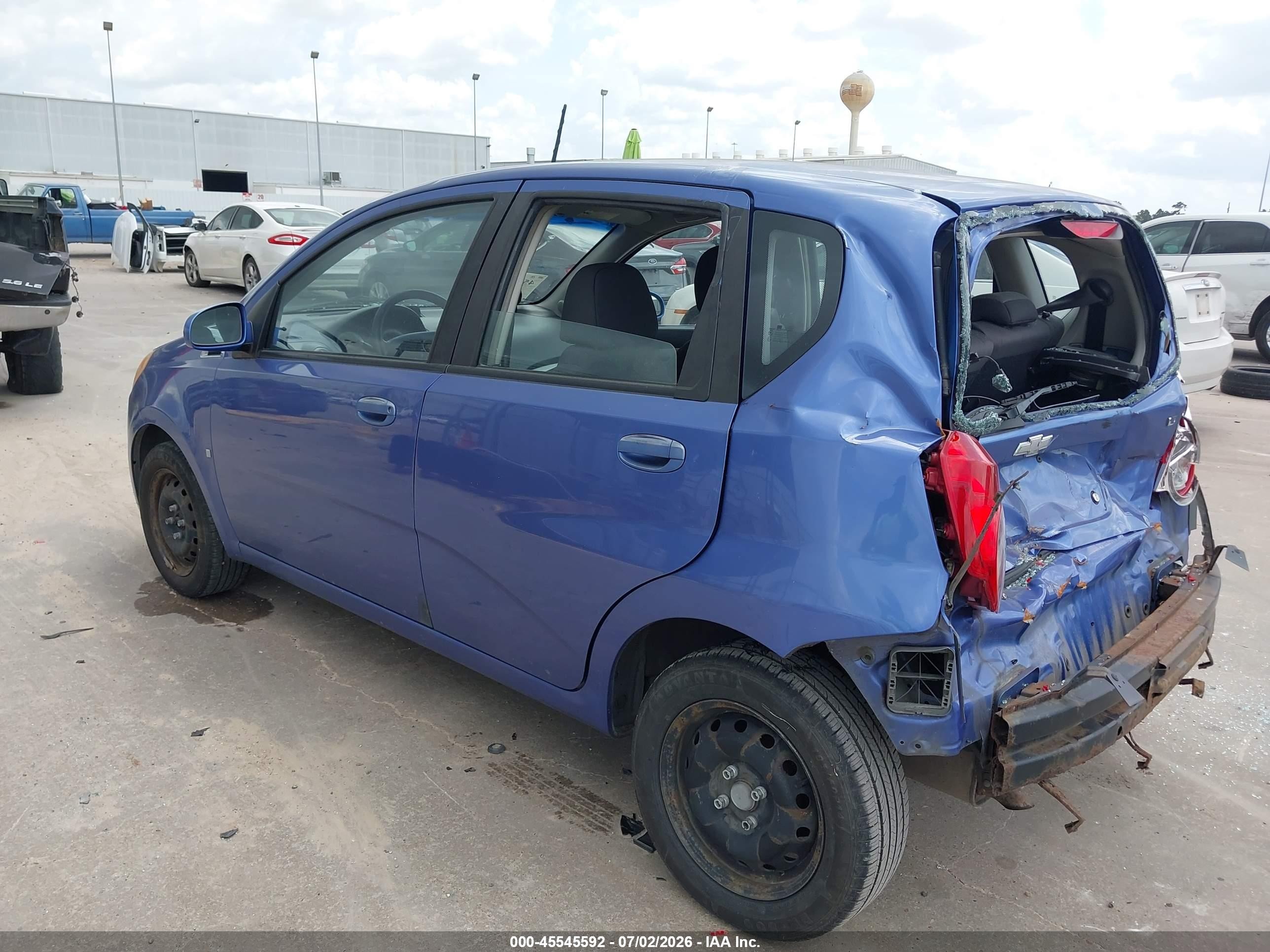 2009 Chevrolet Aveo Lt Purple vin: KL1TD66E79B316236
