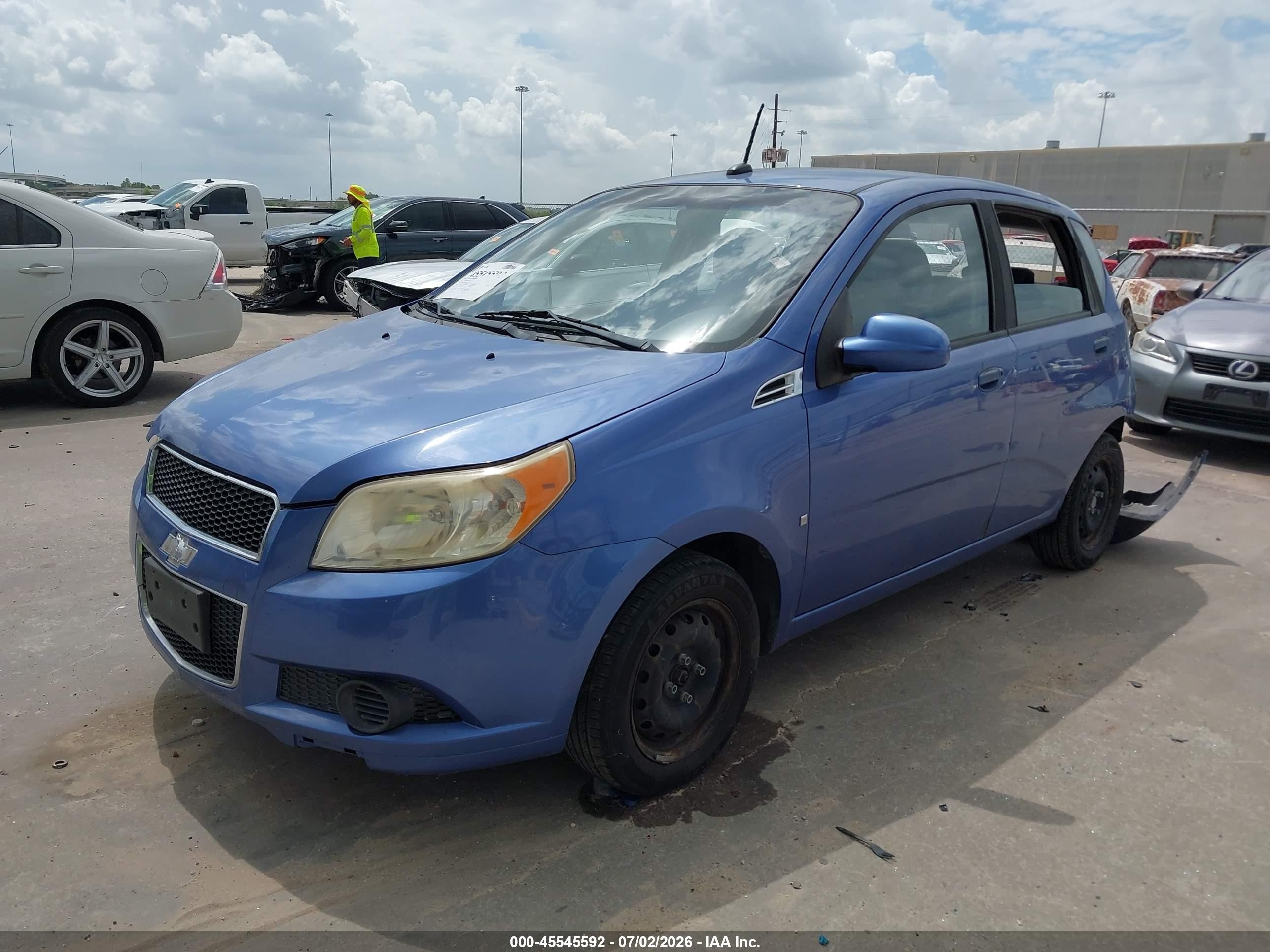 2009 Chevrolet Aveo Lt Purple vin: KL1TD66E79B316236