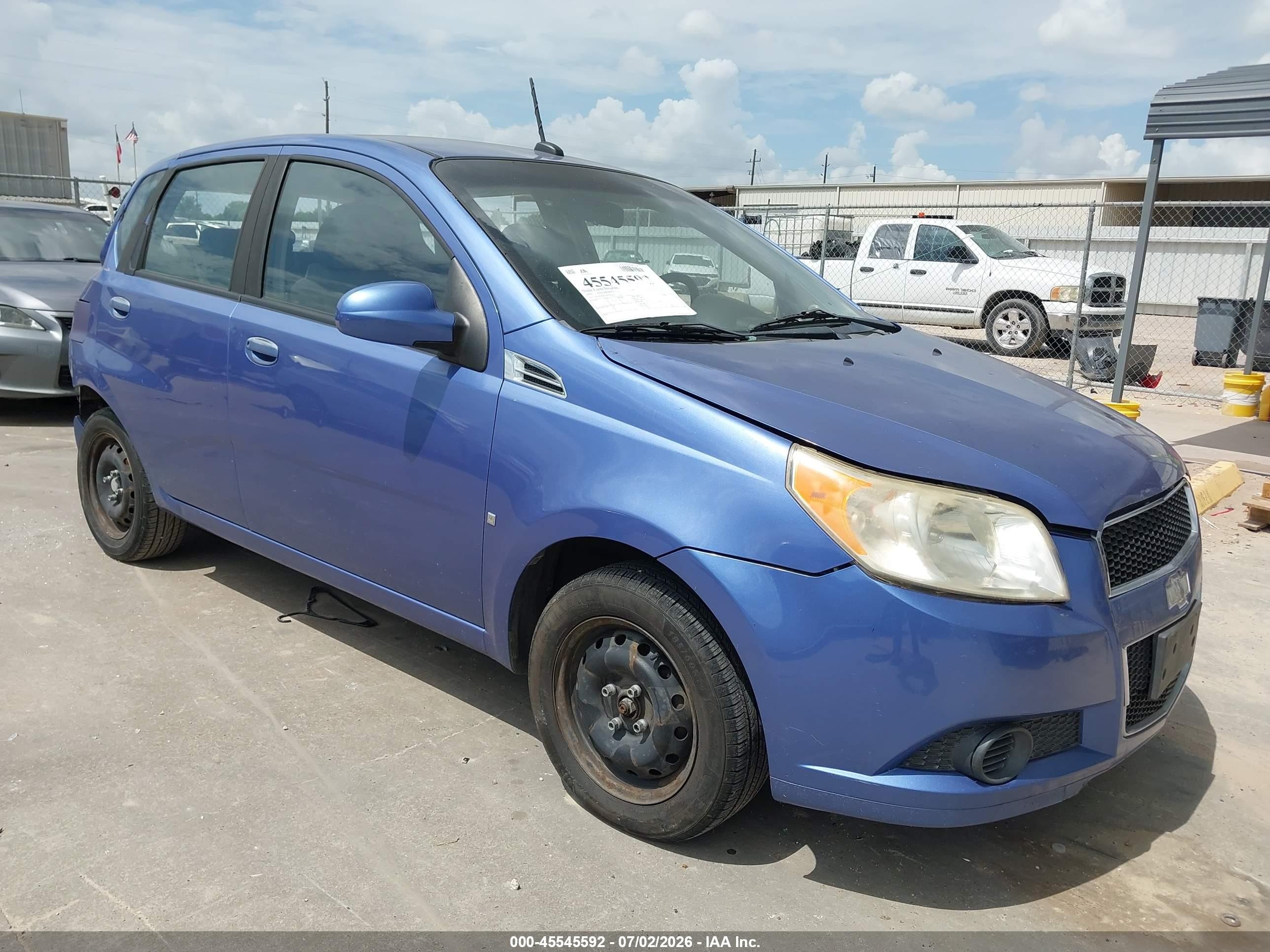 2009 Chevrolet Aveo Lt Purple vin: KL1TD66E79B316236