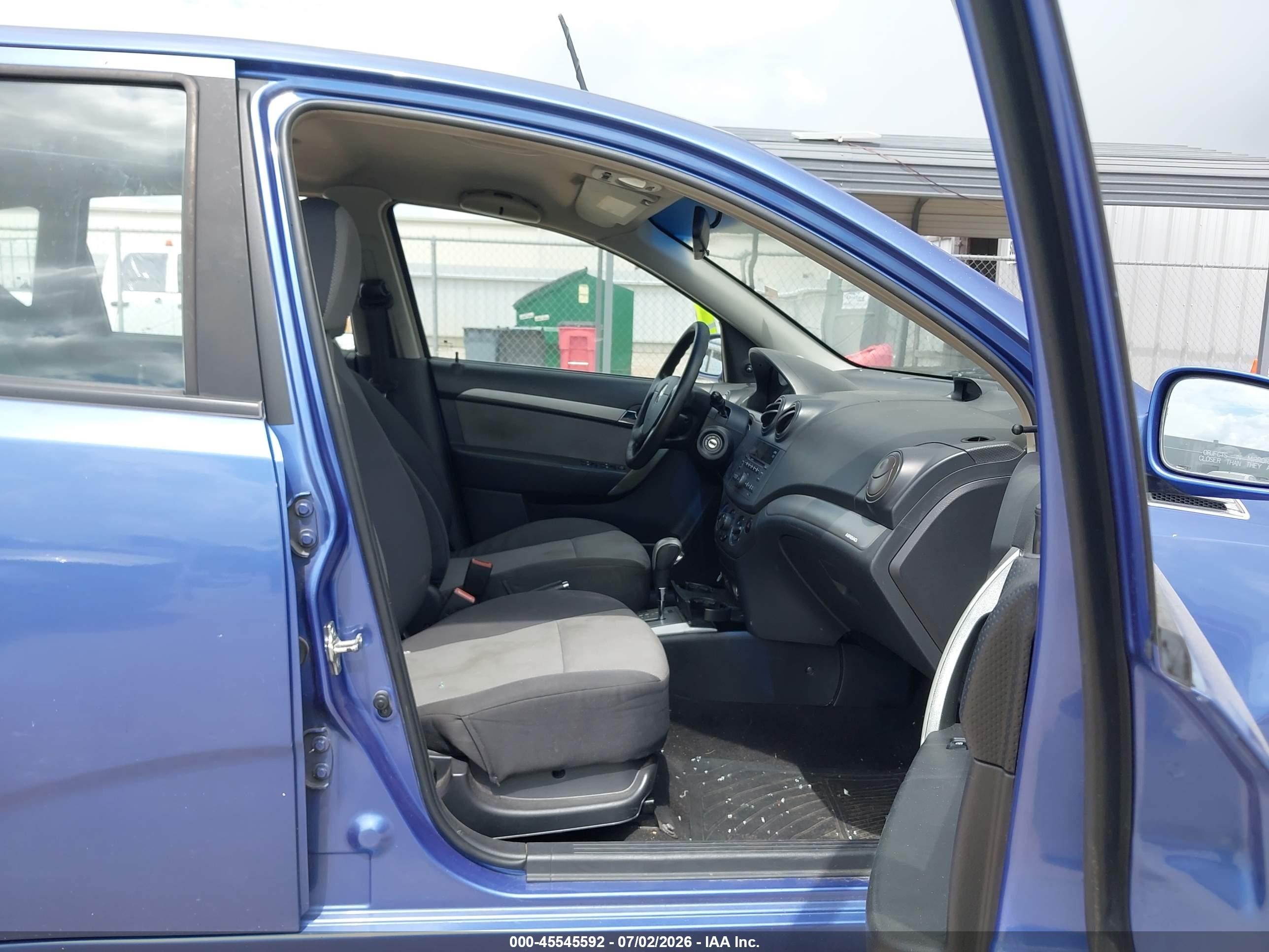 2009 Chevrolet Aveo Lt Purple vin: KL1TD66E79B316236