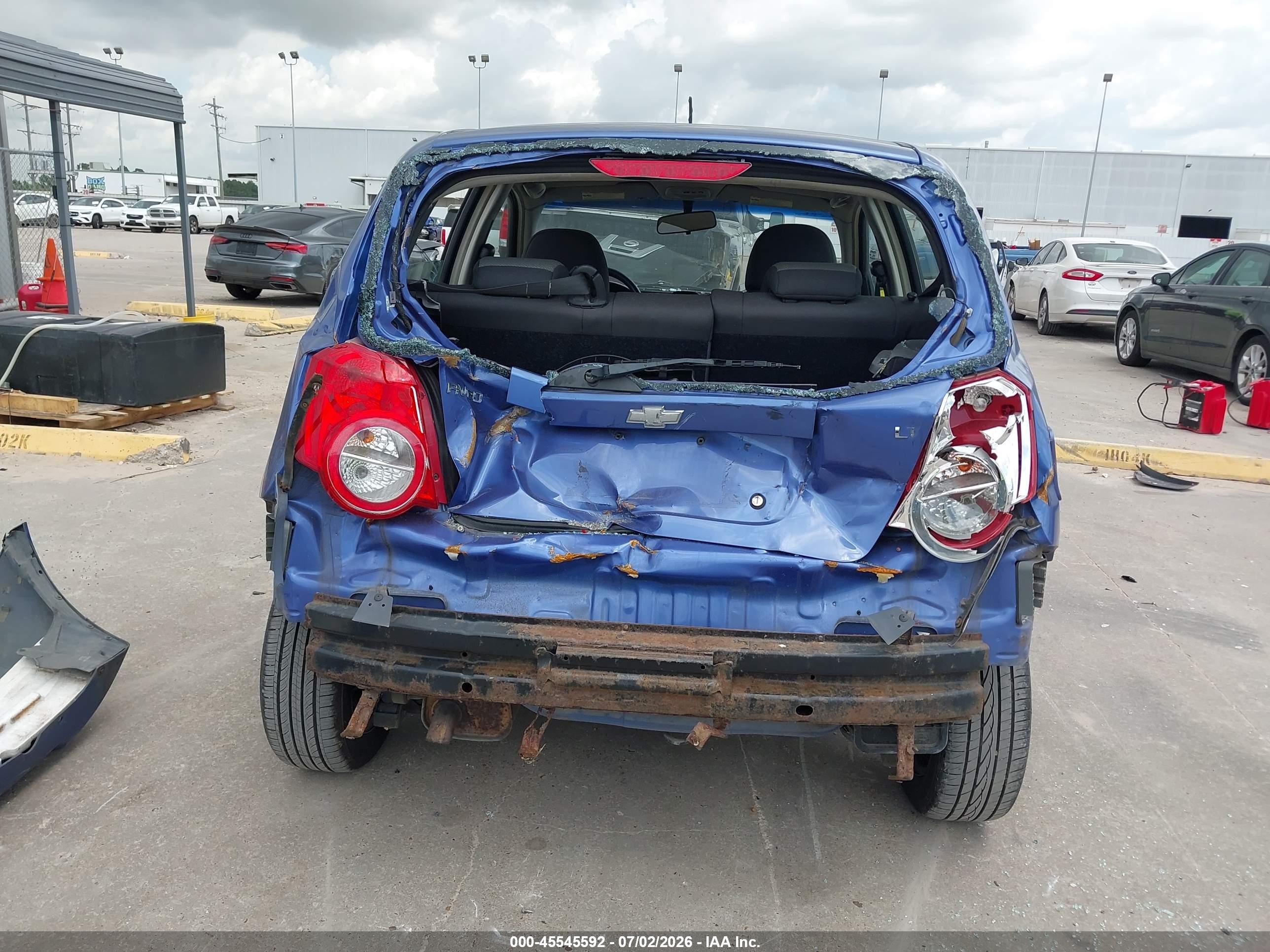 2009 Chevrolet Aveo Lt Purple vin: KL1TD66E79B316236