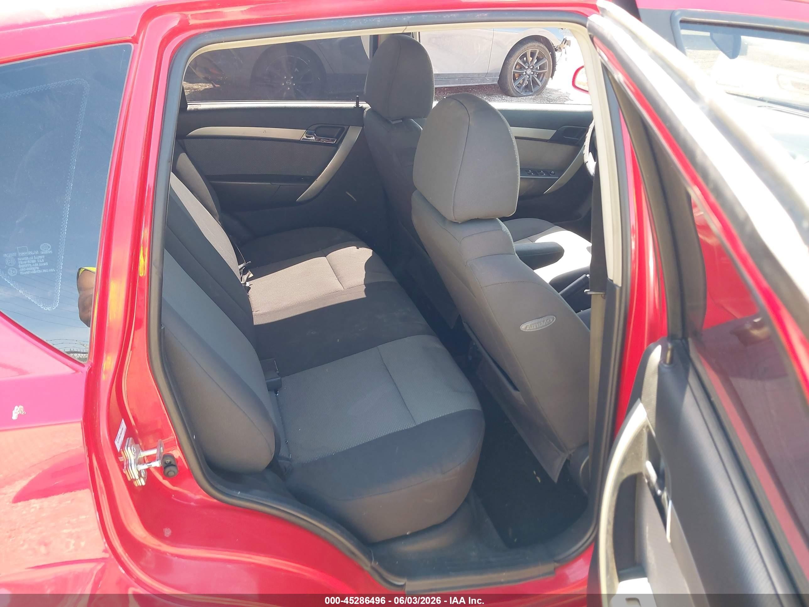 2009 Chevrolet Aveo Lt Red vin: KL1TD66E79B332064