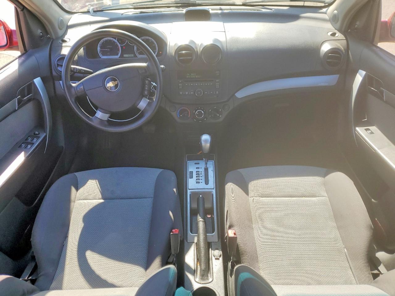 2009 Chevrolet Aveo Красный vin: KL1TD66E79B667017