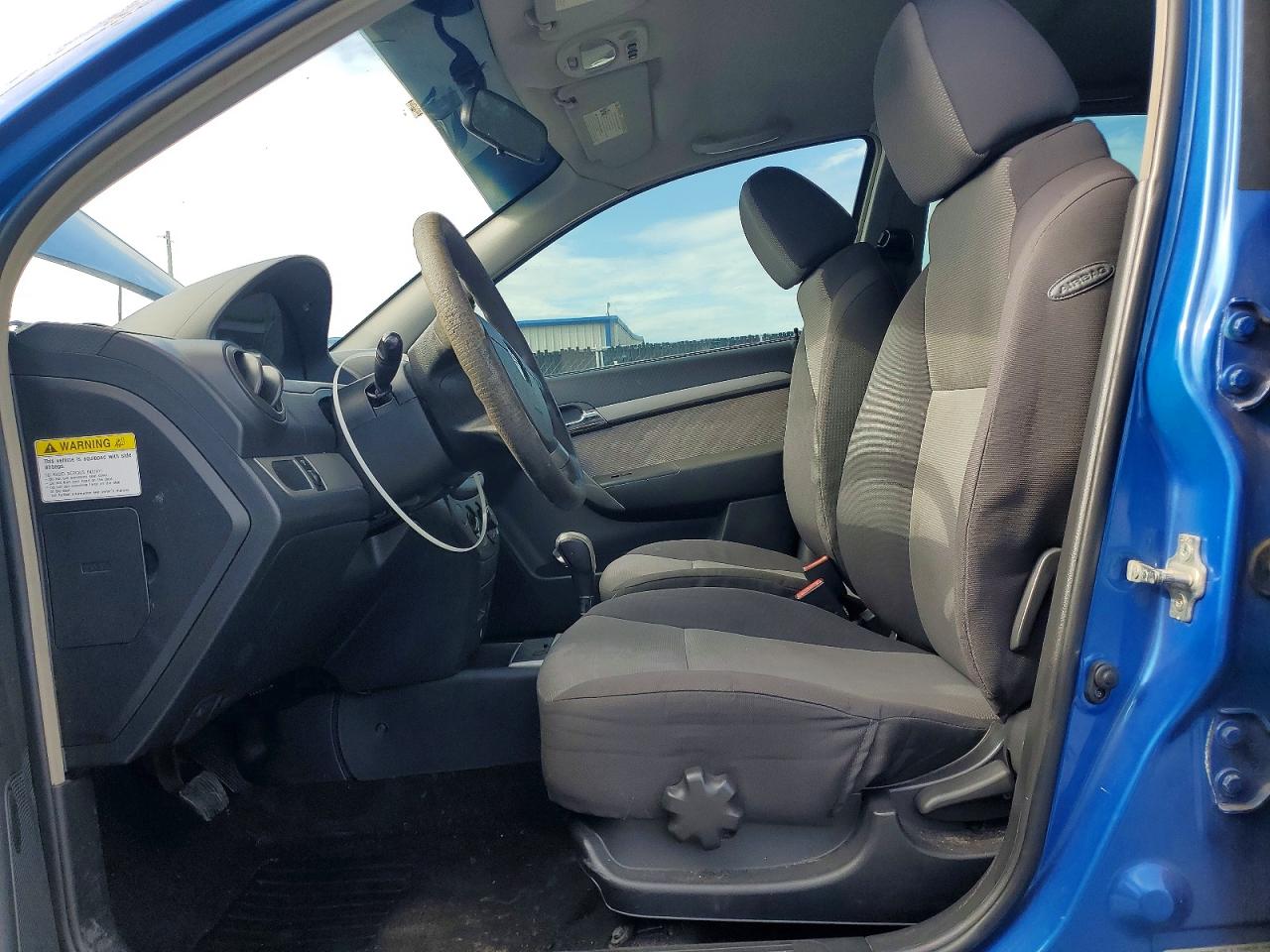 2009 Chevrolet Aveo Ls Синий vin: KL1TD66E89B356714