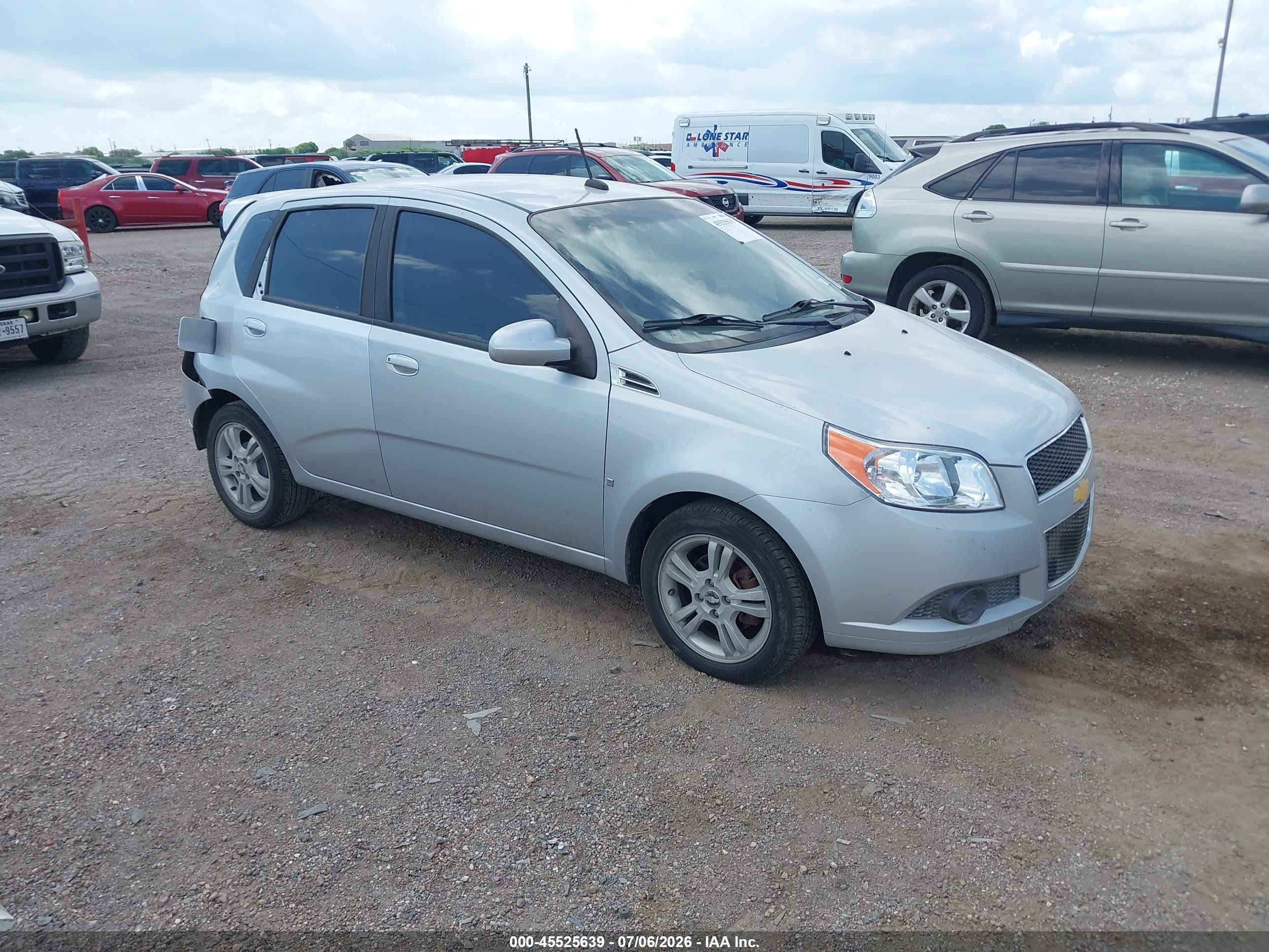 2009 Chevrolet Aveo Lt Серый vin: KL1TD66E89B656401
