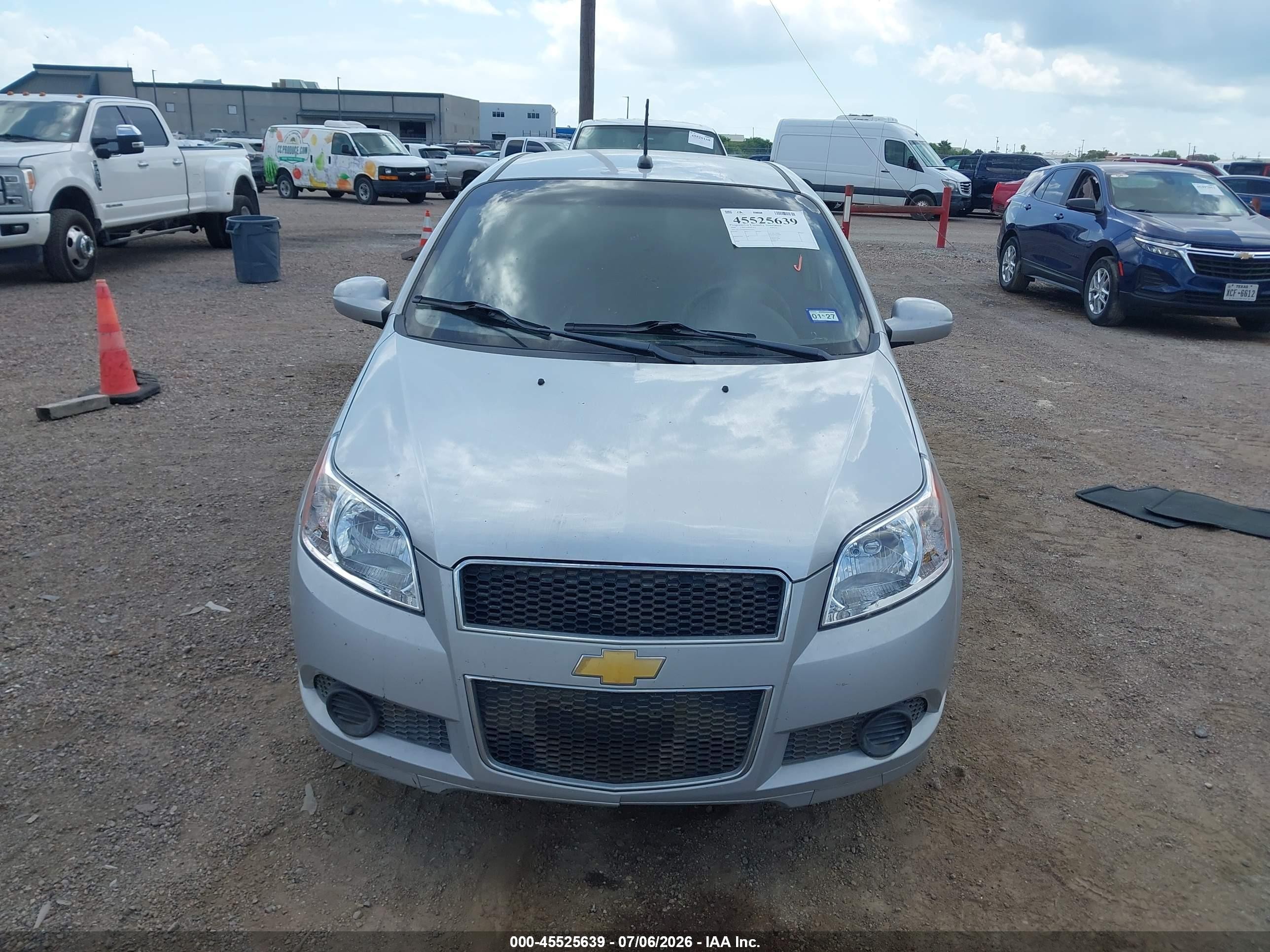 2009 Chevrolet Aveo Lt Gray vin: KL1TD66E89B656401