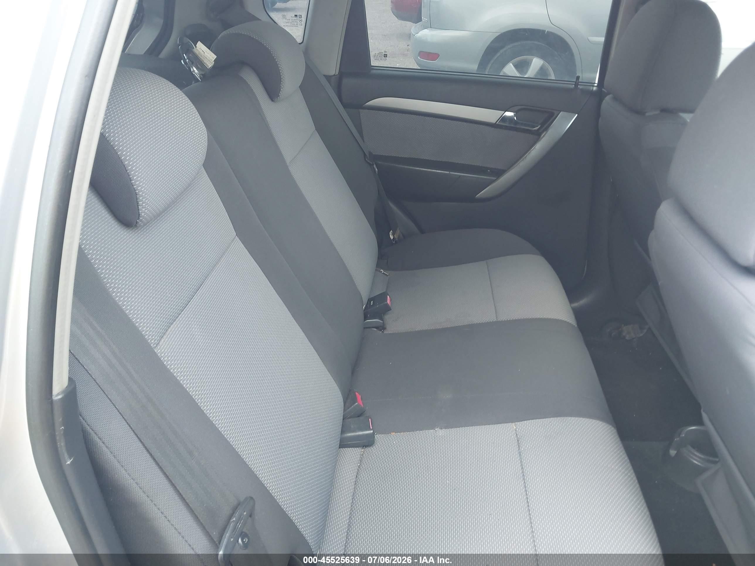 2009 Chevrolet Aveo Lt Gray vin: KL1TD66E89B656401