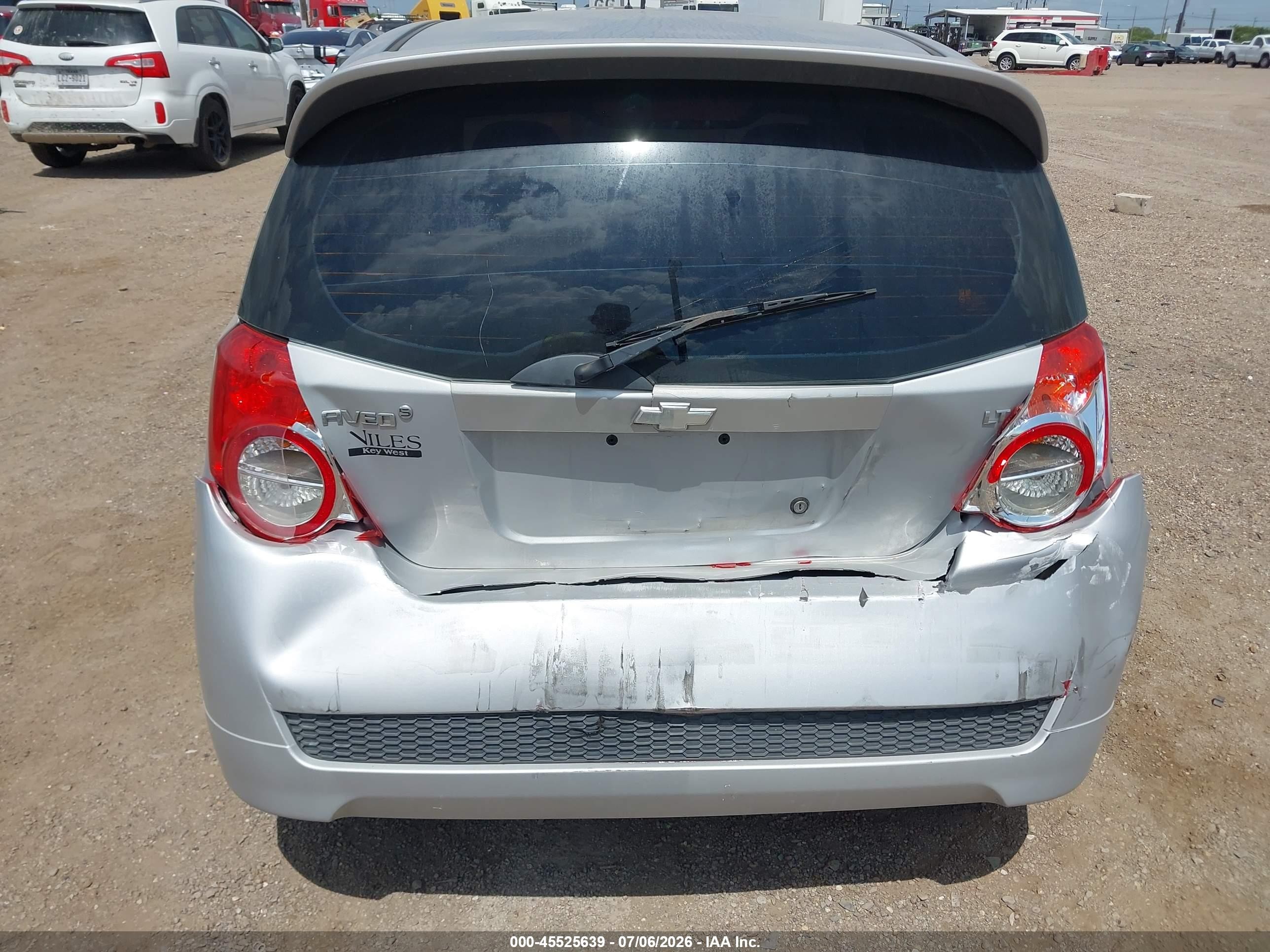 2009 Chevrolet Aveo Lt Gray vin: KL1TD66E89B656401
