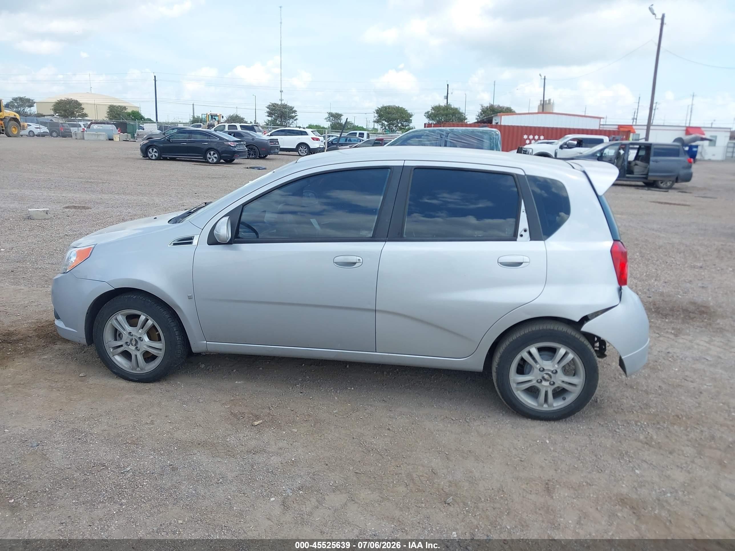 2009 Chevrolet Aveo Lt Gray vin: KL1TD66E89B656401