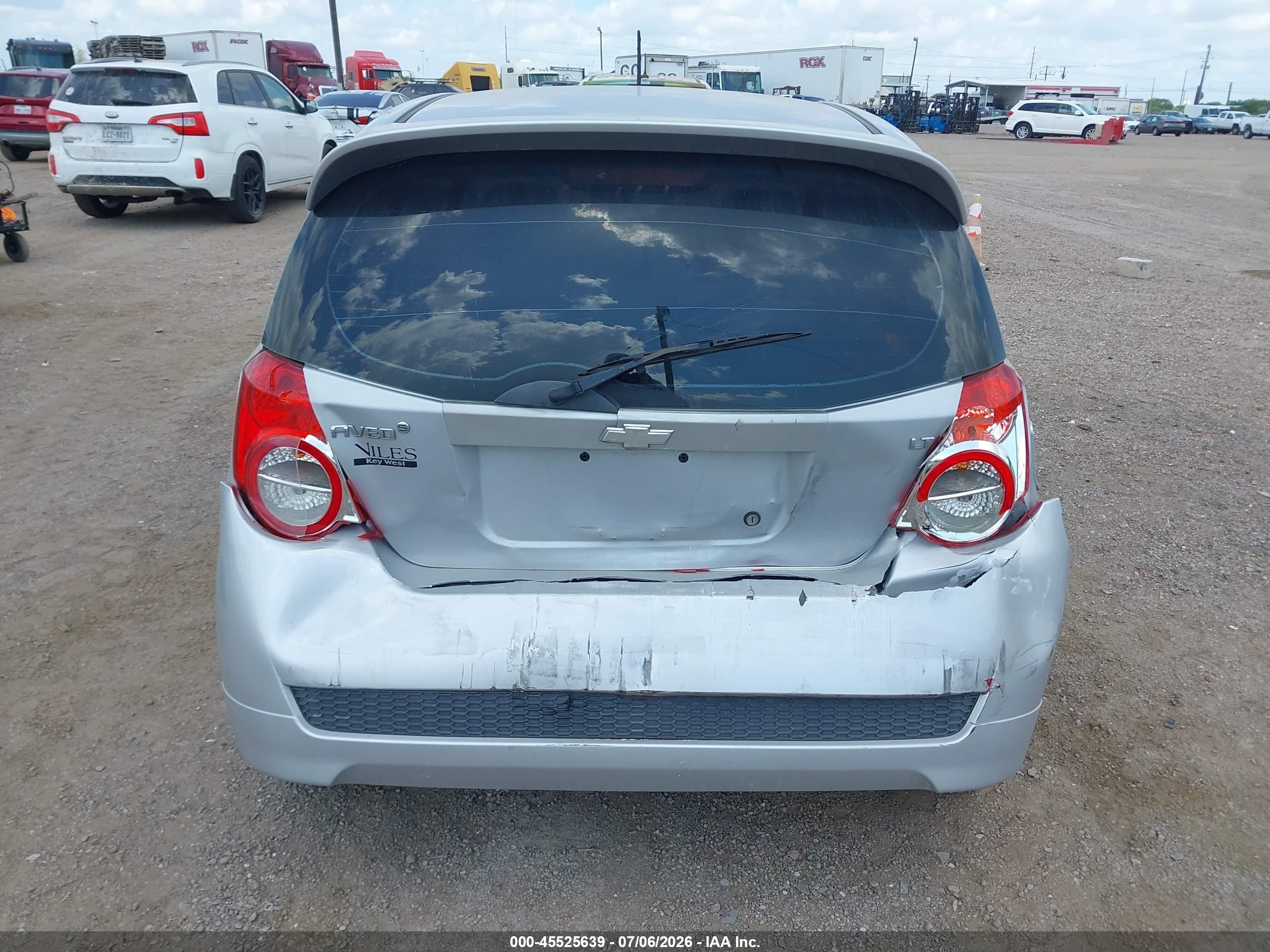 2009 Chevrolet Aveo Lt Gray vin: KL1TD66E89B656401