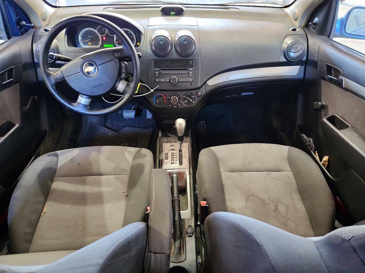 2009 Chevrolet Aveo Ls Blue vin: KL1TD66E89B668046