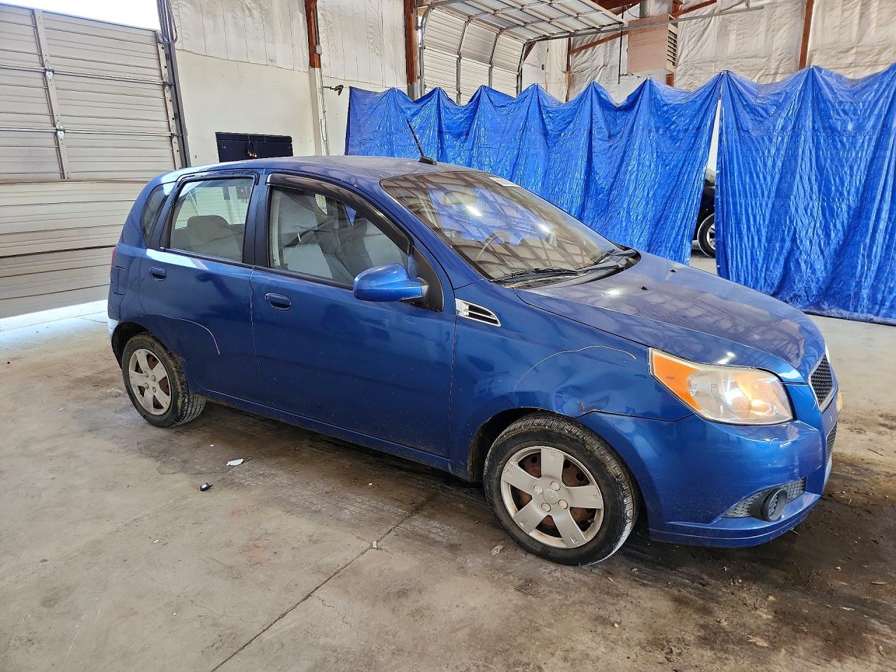 2009 Chevrolet Aveo Ls Blue vin: KL1TD66E89B668046
