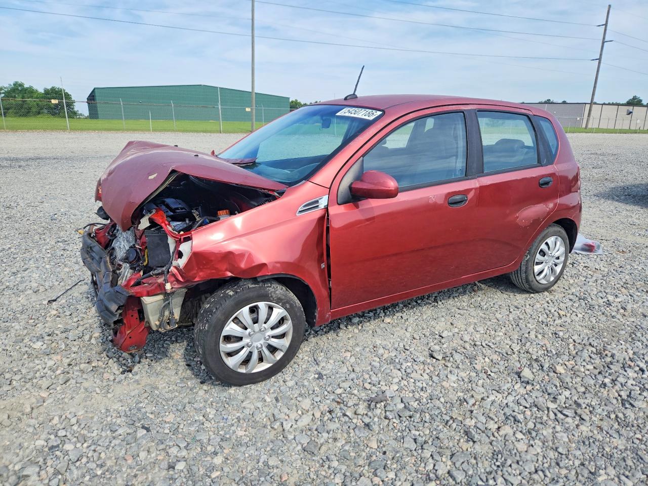 2009 Chevrolet Aveo Ls Бордовый vin: KL1TD66E99B303486