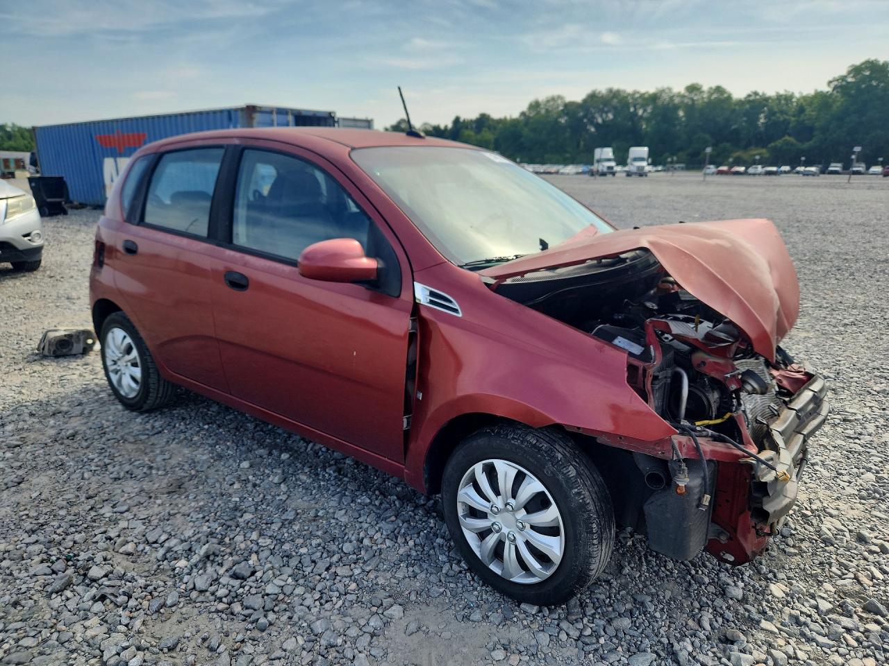 2009 Chevrolet Aveo Ls Бордовый vin: KL1TD66E99B303486