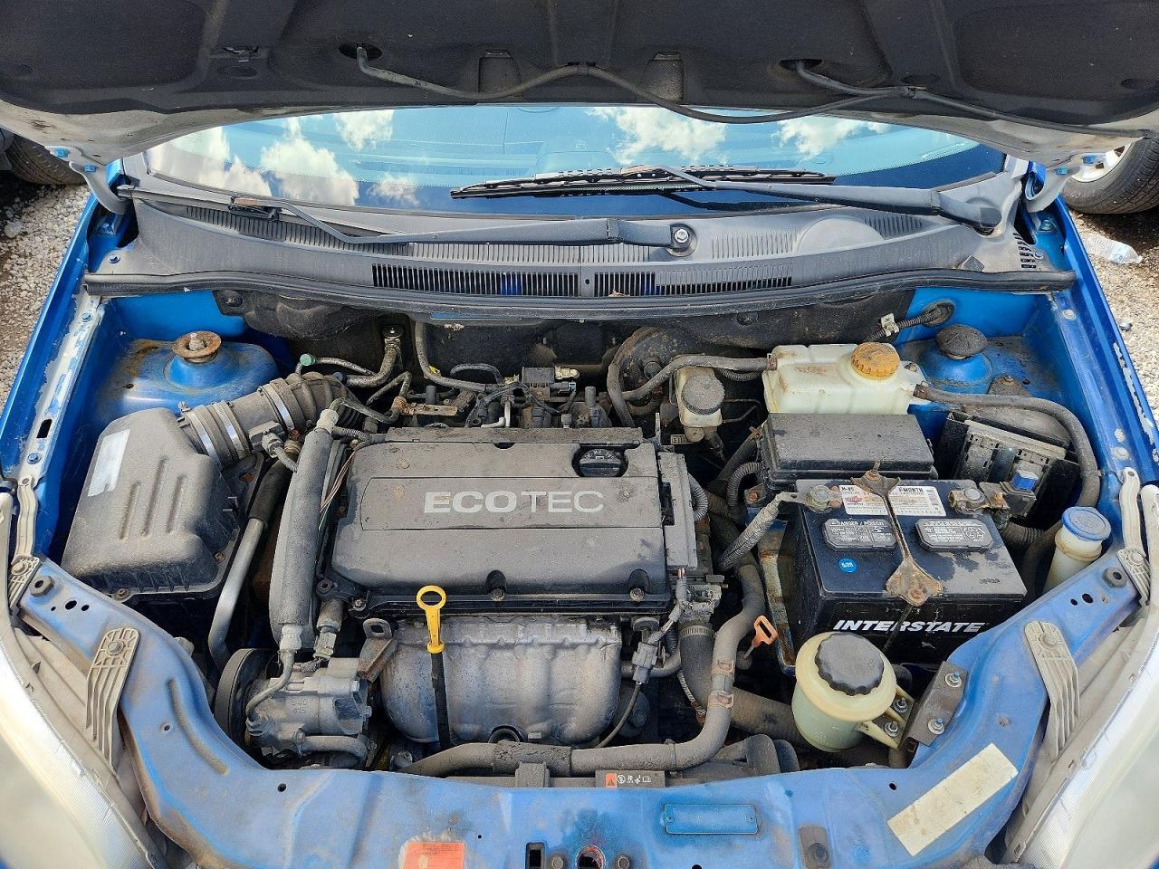 2009 Chevrolet Aveo Ls Синий vin: KL1TD66E99B672770