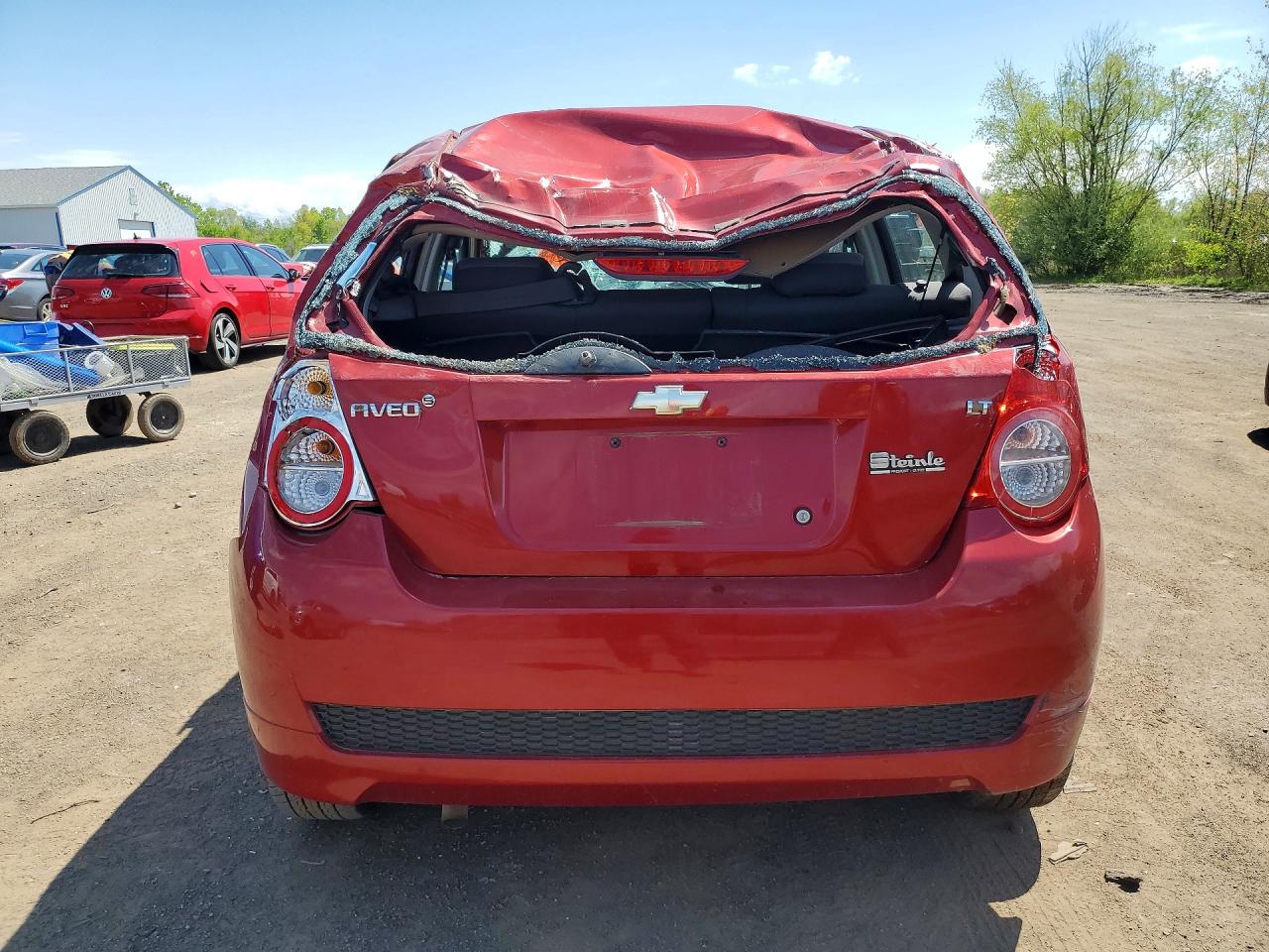 2009 Chevrolet Aveo Ls Красный vin: KL1TD66EX9B371506