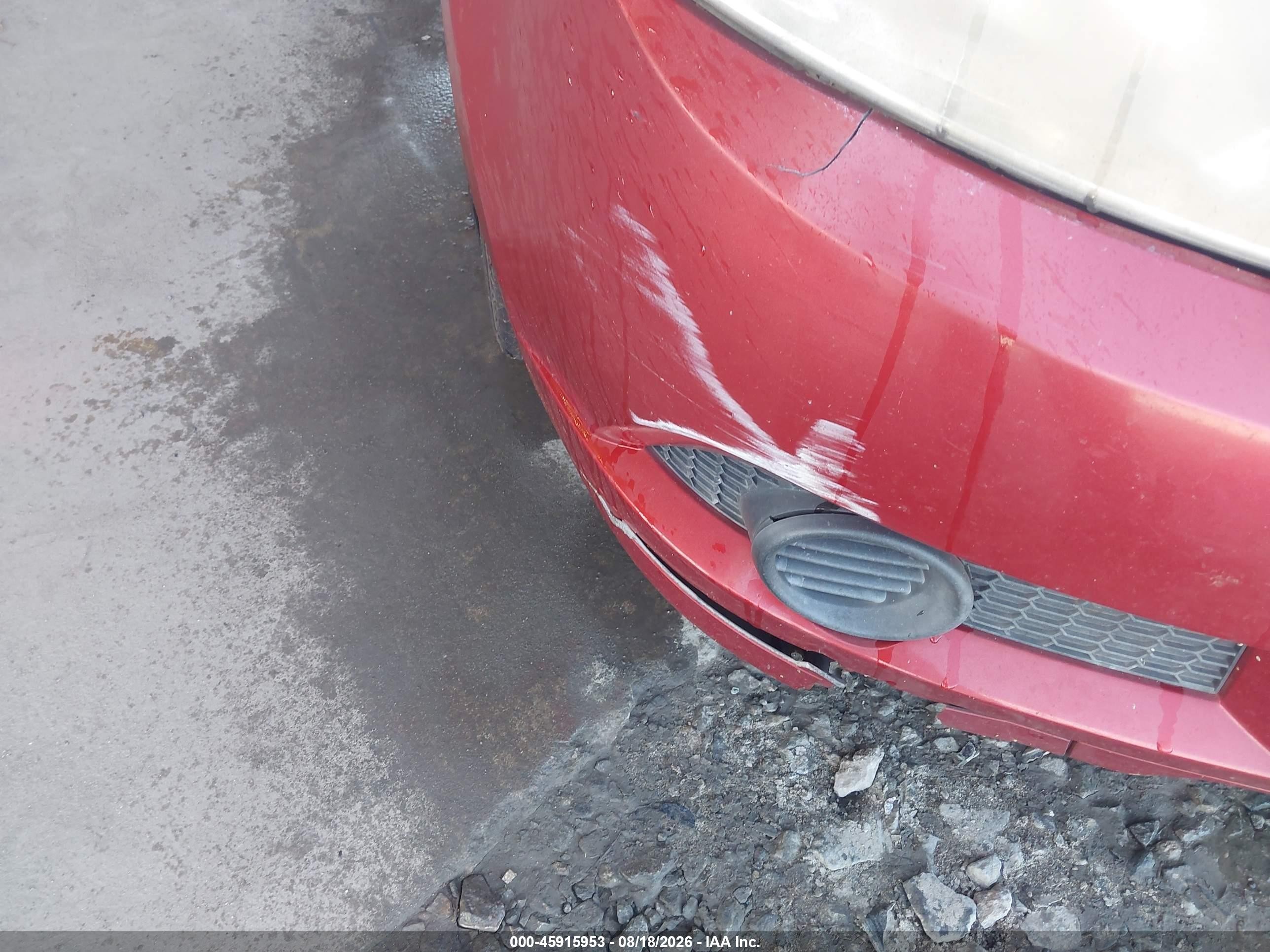 2009 Chevrolet Aveo Lt Red vin: KL1TD66EX9B666377