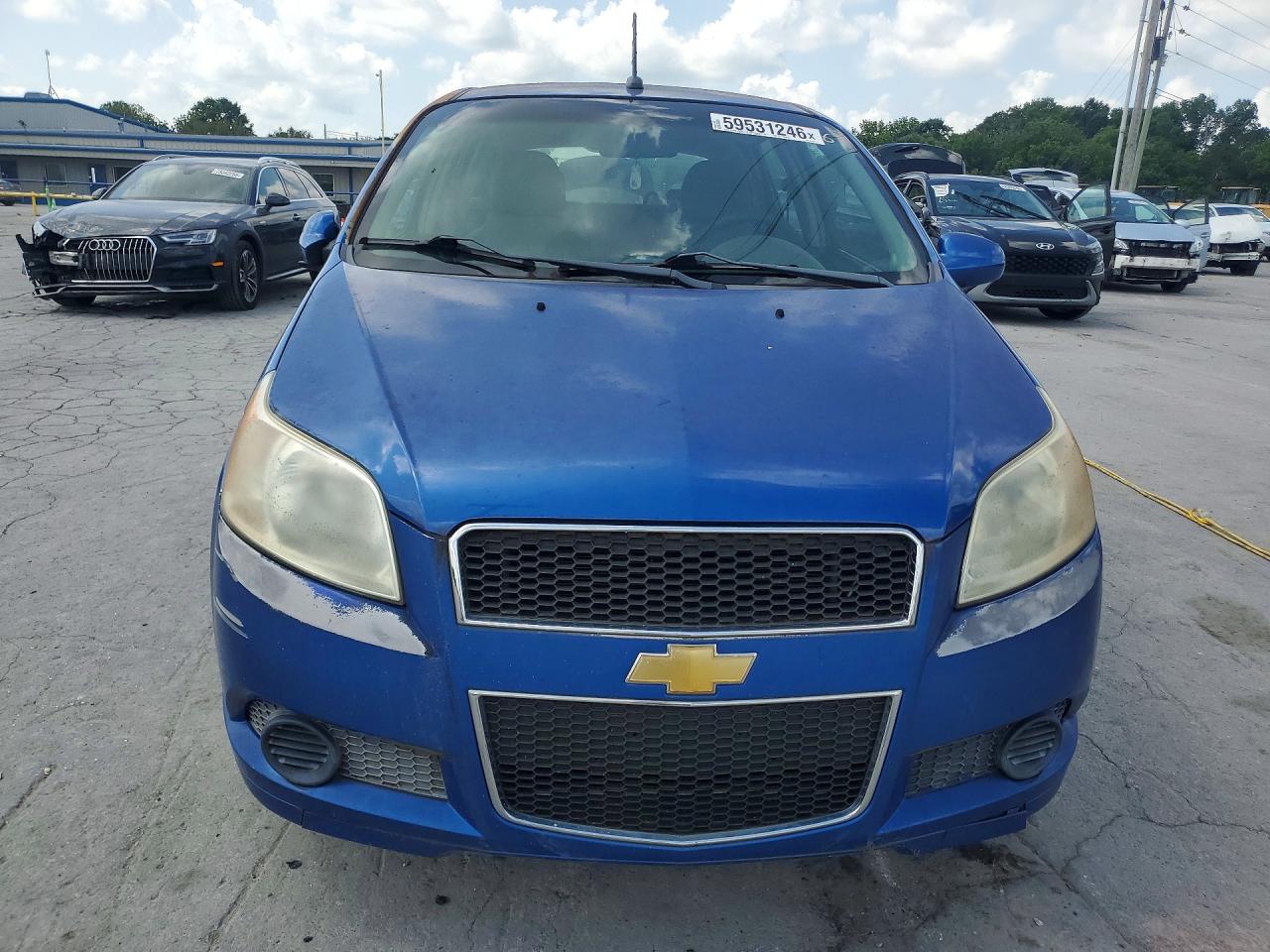 2010 Chevrolet Aveo Ls Blue vin: KL1TD6DE1AB111227