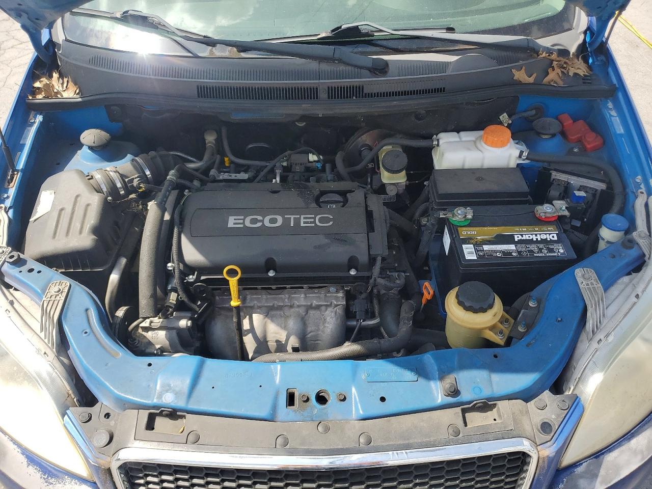 2010 Chevrolet Aveo Ls Blue vin: KL1TD6DE1AB111227