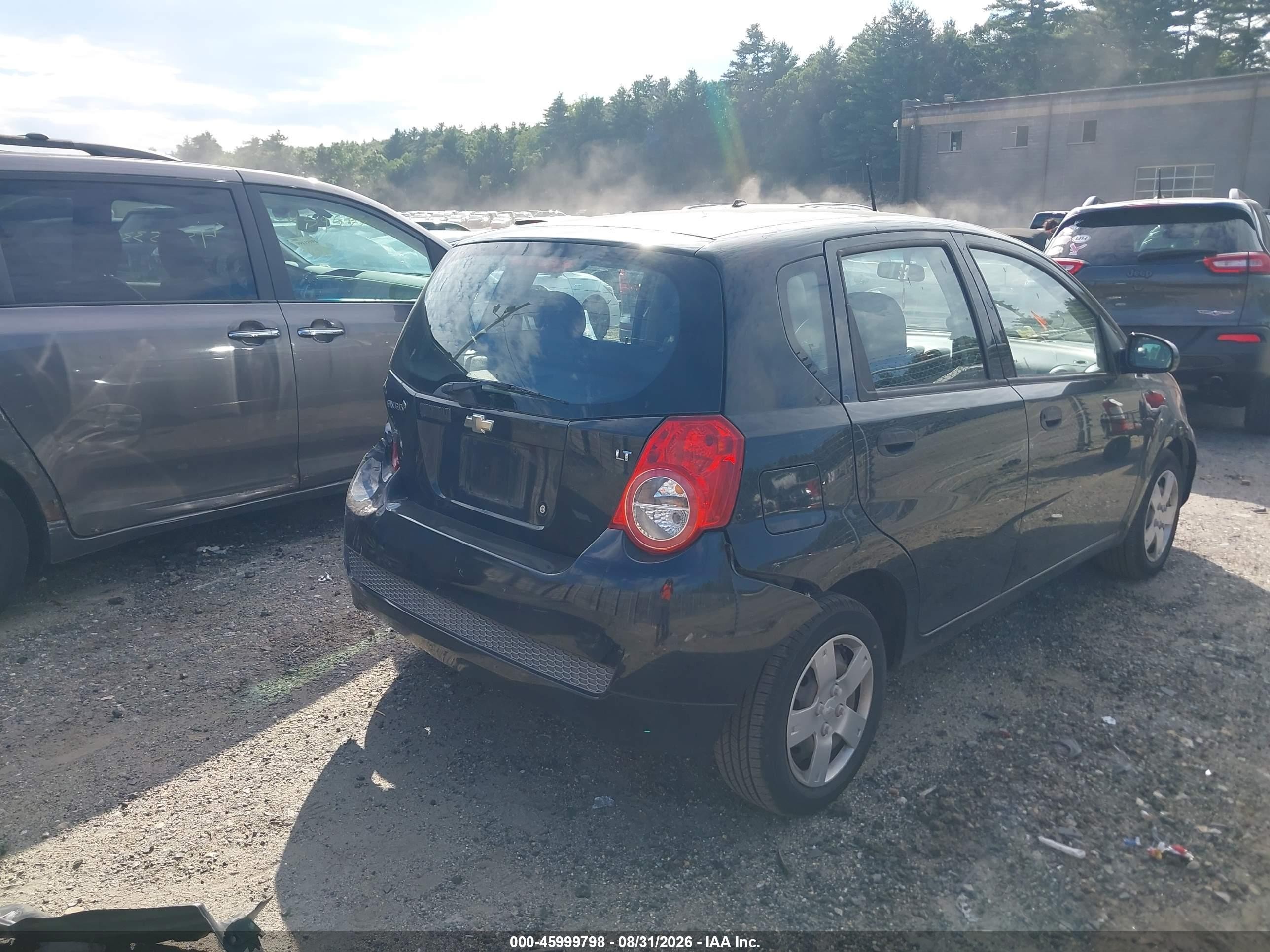 2010 Chevrolet Aveo Lt Black vin: KL1TD6DE2AB109891