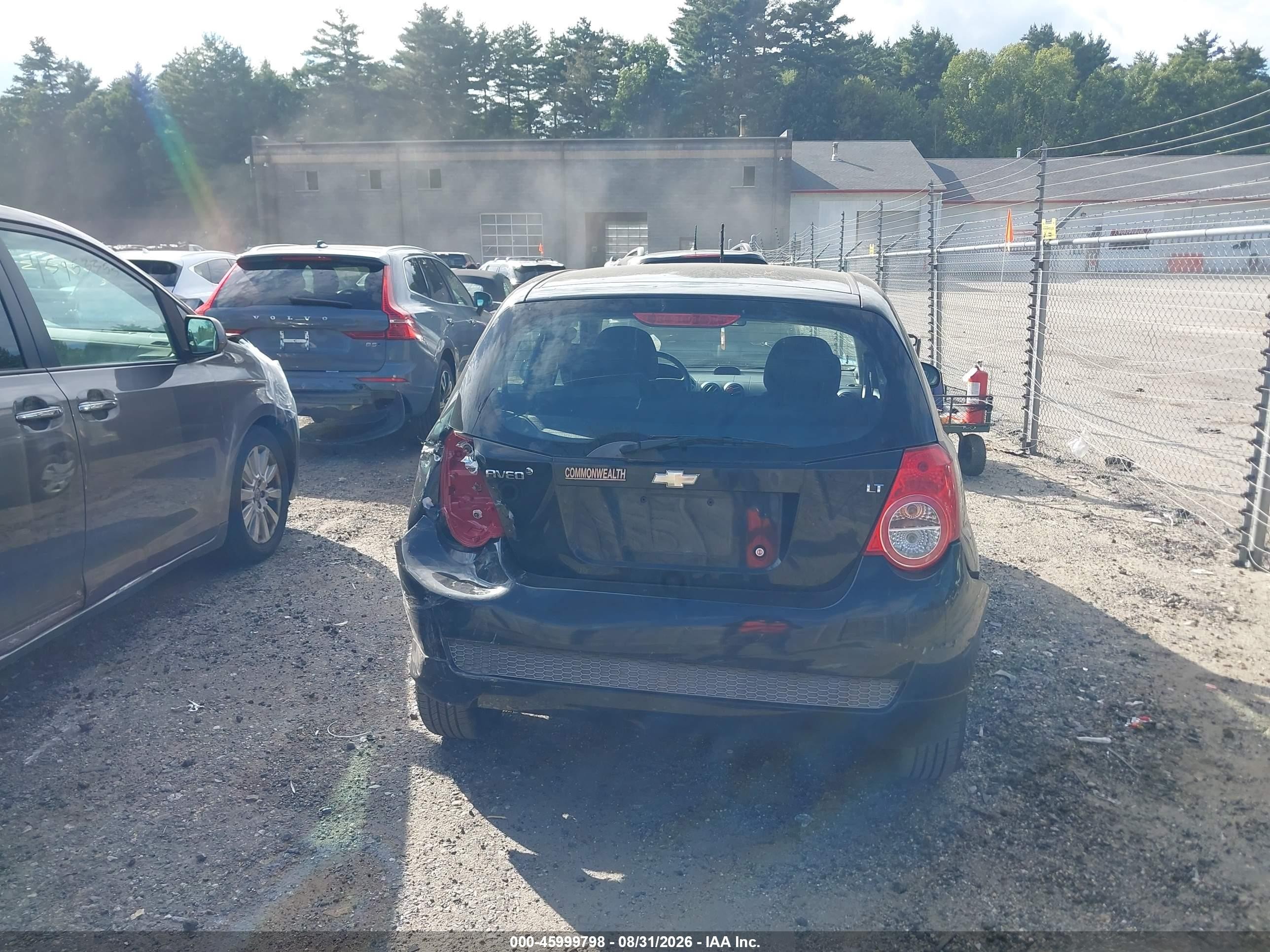 2010 Chevrolet Aveo Lt Black vin: KL1TD6DE2AB109891