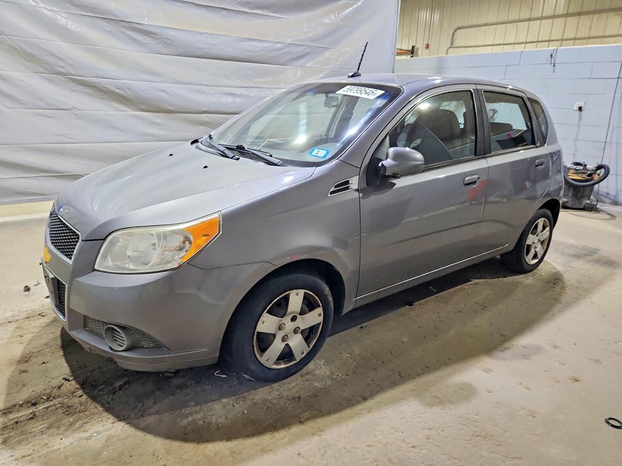 2011 Chevrolet Aveo Ls Gray vin: KL1TD6DE3BB186772
