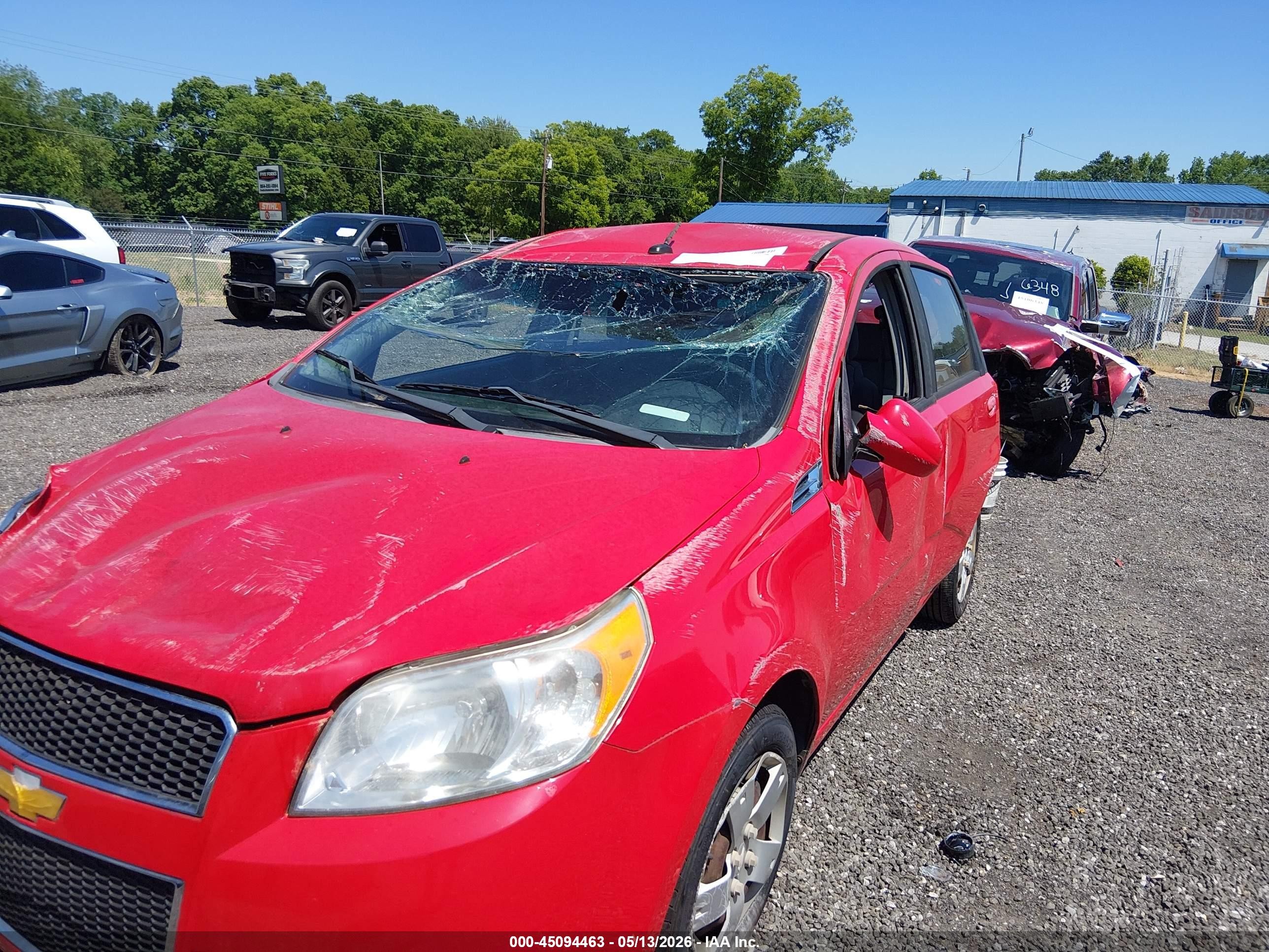 2011 Chevrolet Aveo 1lt Красный vin: KL1TD6DE4BB143767