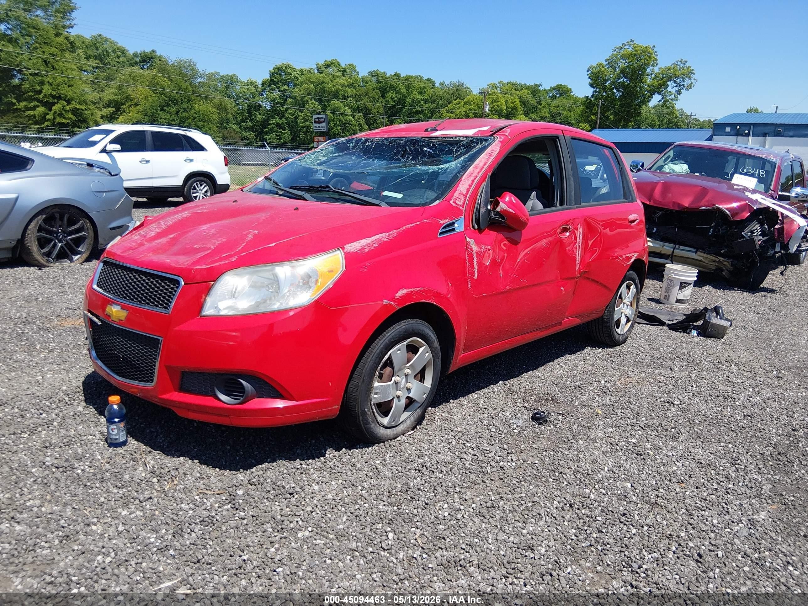 2011 Chevrolet Aveo 1lt Красный vin: KL1TD6DE4BB143767