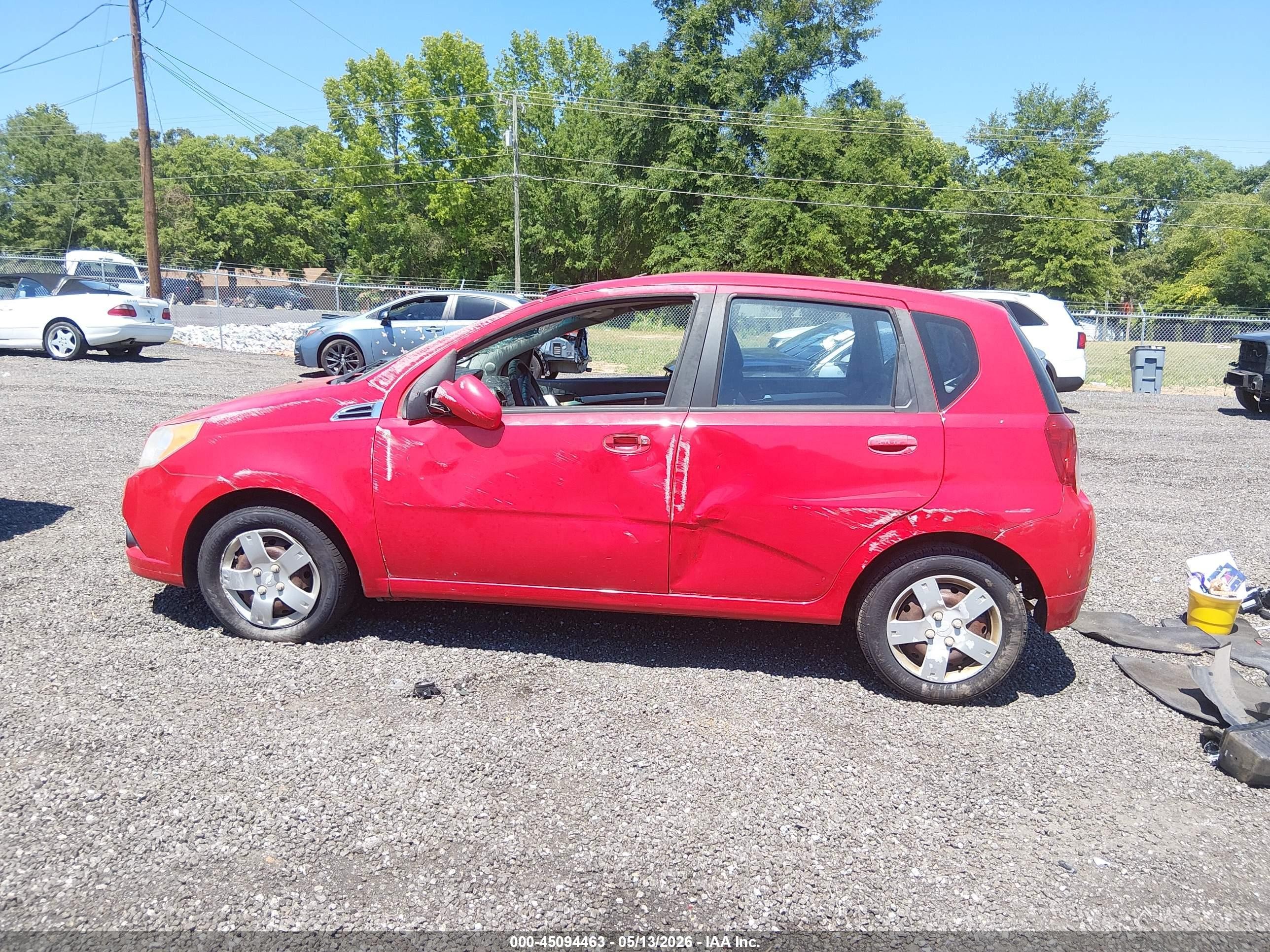 2011 Chevrolet Aveo 1lt Красный vin: KL1TD6DE4BB143767