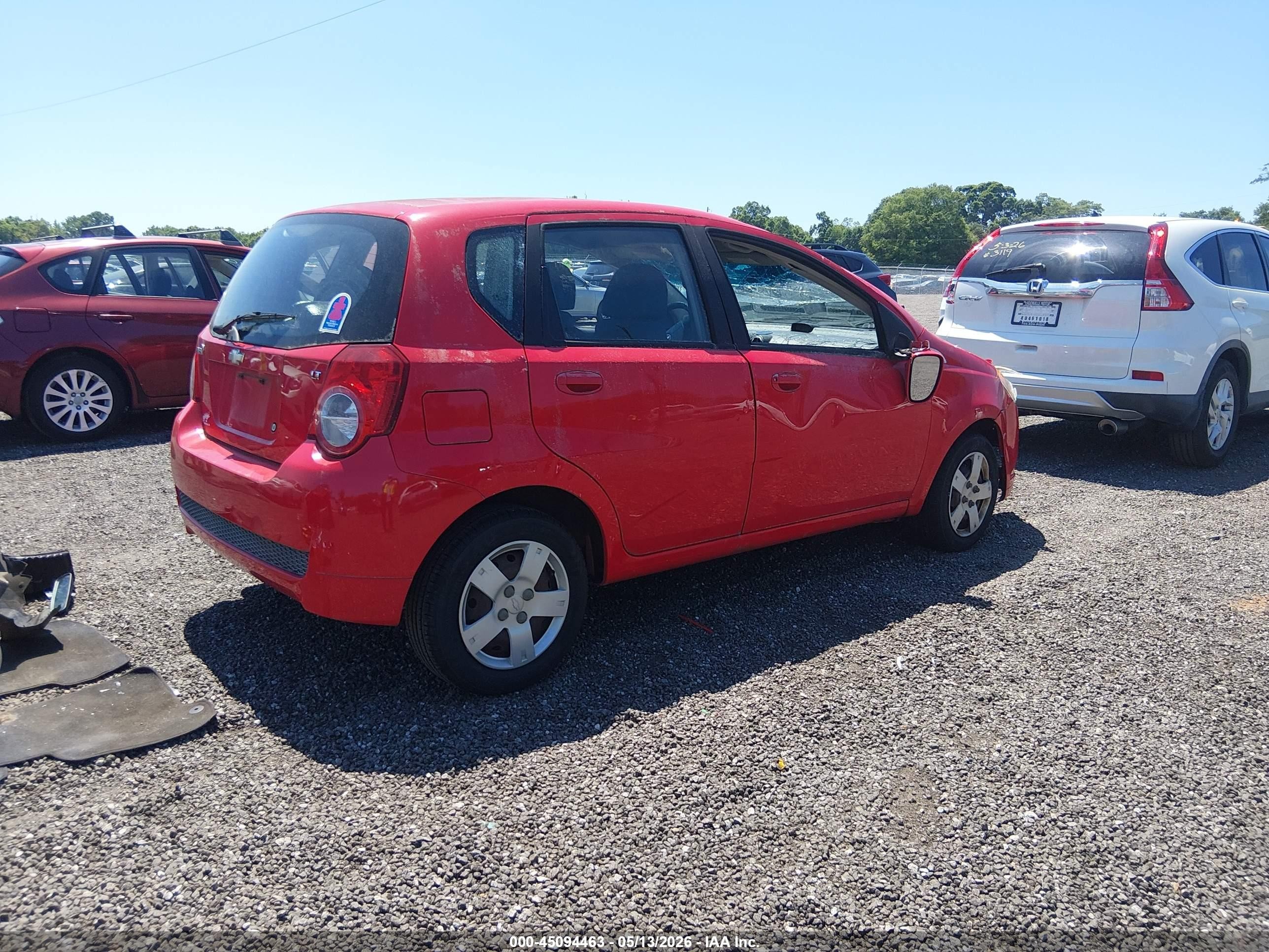 2011 Chevrolet Aveo 1lt Красный vin: KL1TD6DE4BB143767