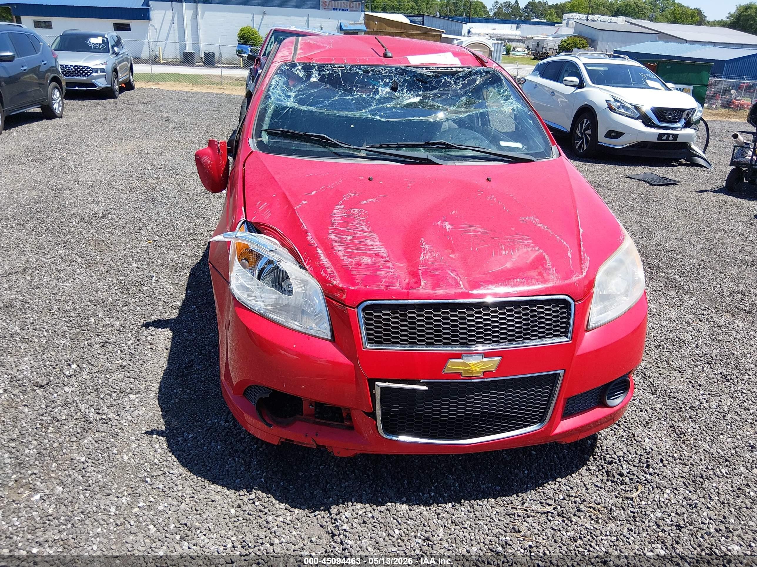 2011 Chevrolet Aveo 1lt Красный vin: KL1TD6DE4BB143767