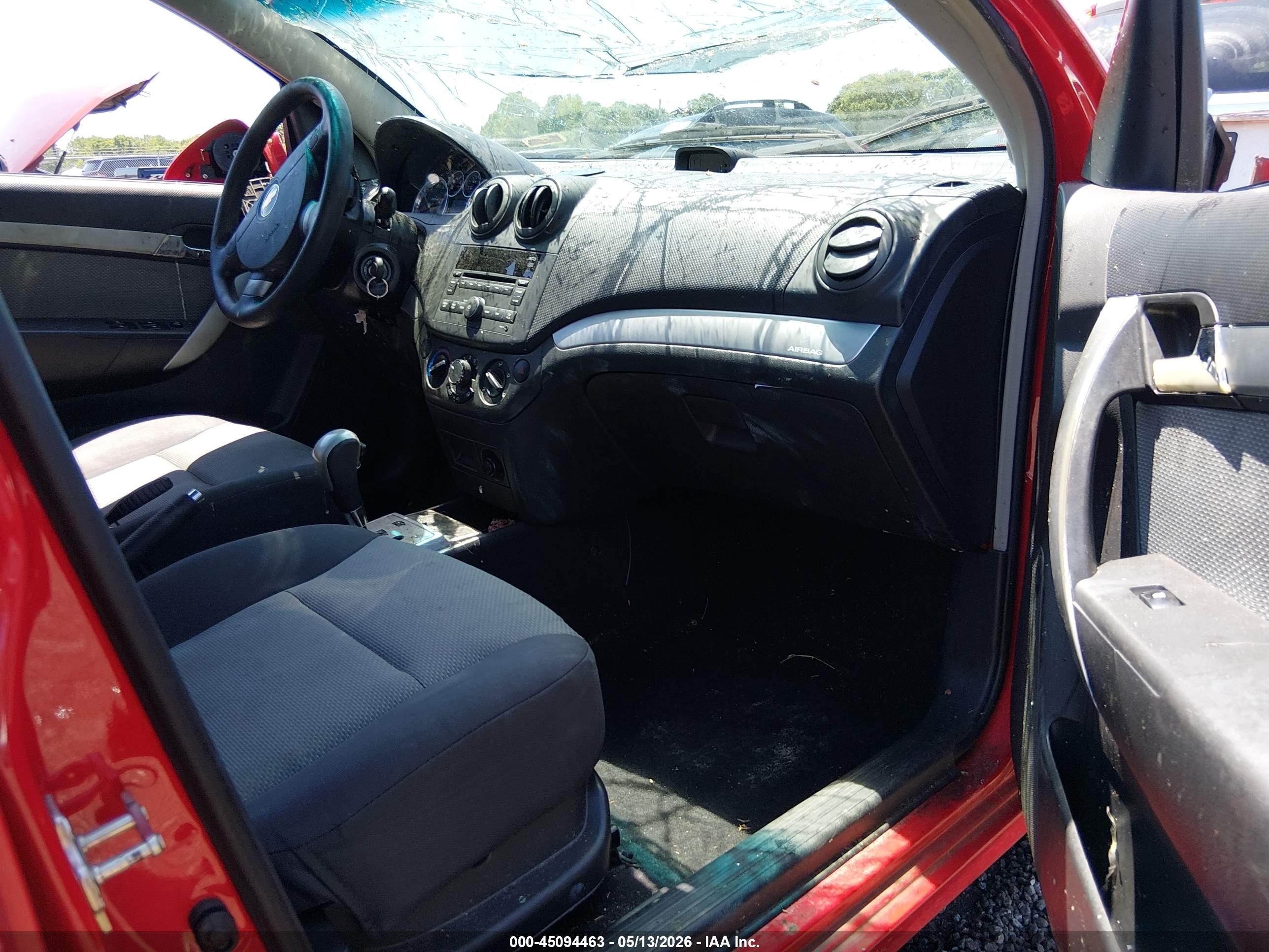 2011 Chevrolet Aveo 1lt Красный vin: KL1TD6DE4BB143767