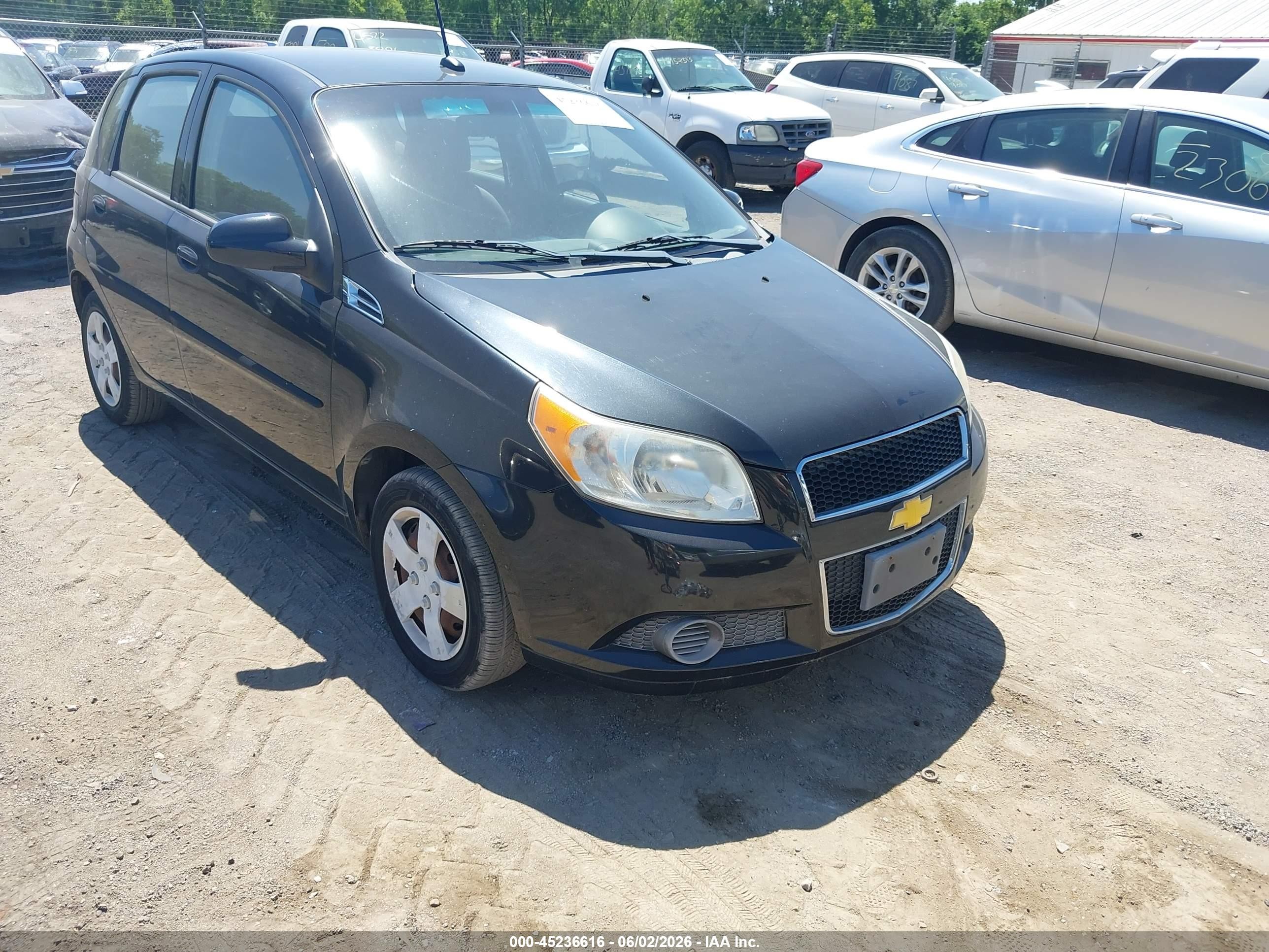 2010 Chevrolet Aveo Lt Black vin: KL1TD6DE6AB089449