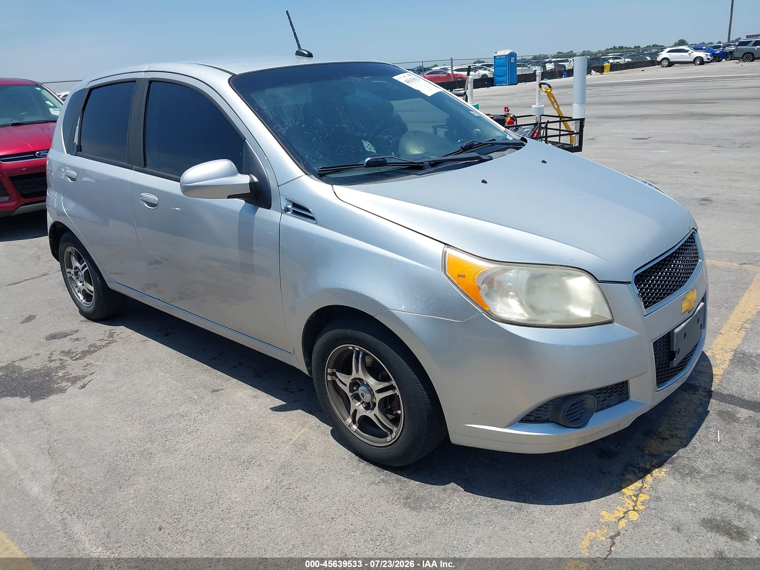 2010 Chevrolet Aveo Lt Silver vin: KL1TD6DE6AB125804