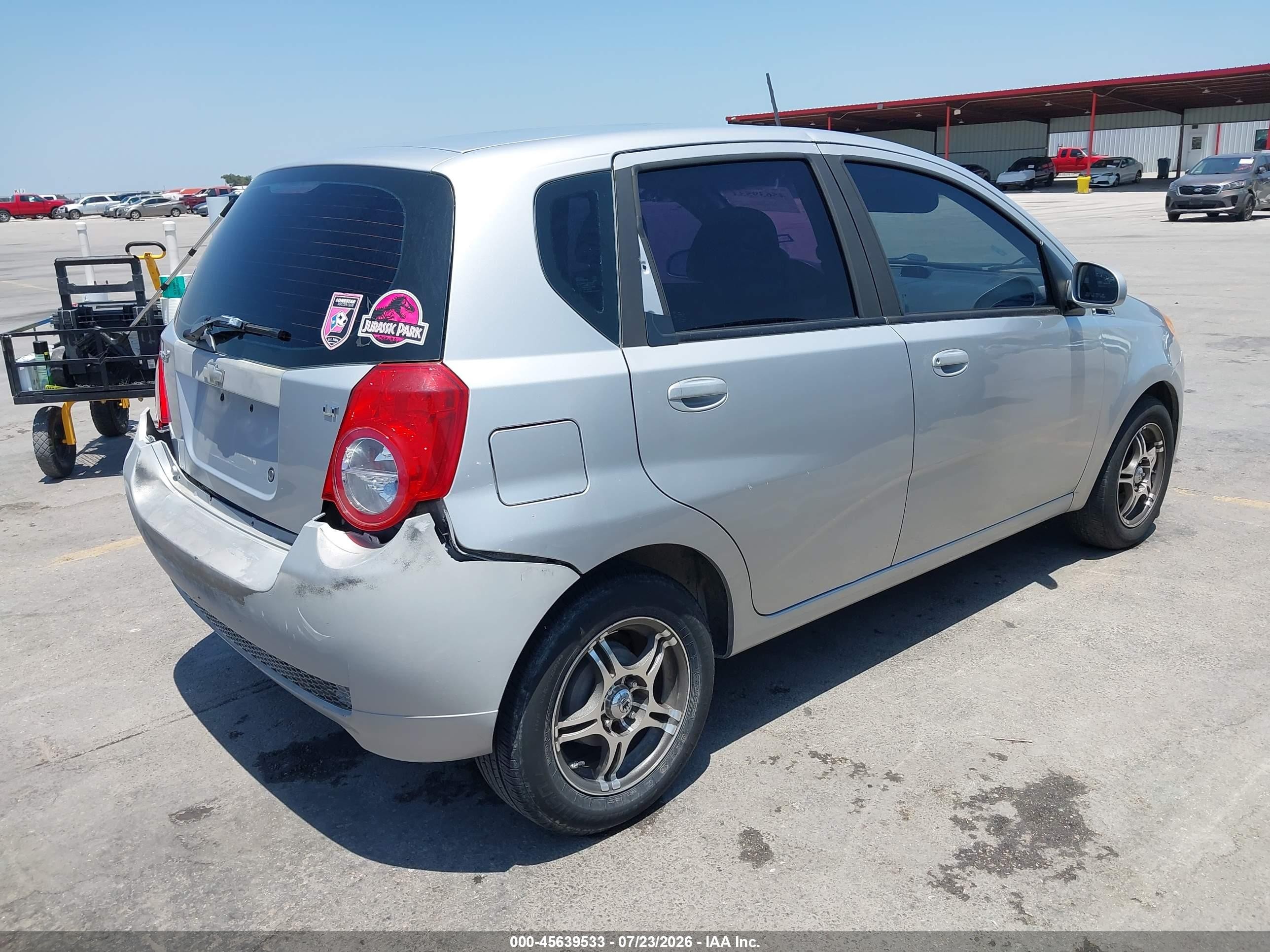 2010 Chevrolet Aveo Lt Silver vin: KL1TD6DE6AB125804