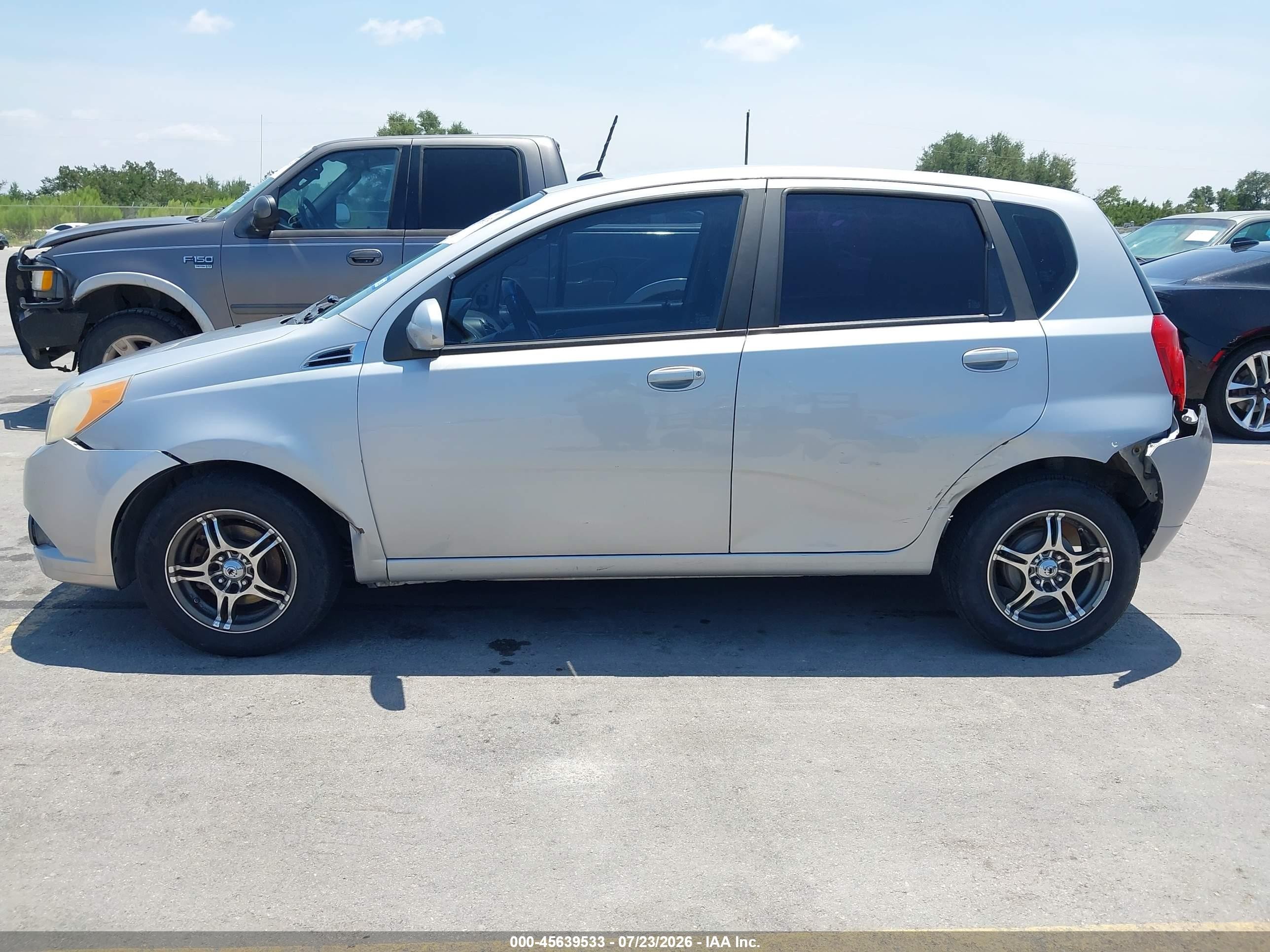 2010 Chevrolet Aveo Lt Silver vin: KL1TD6DE6AB125804