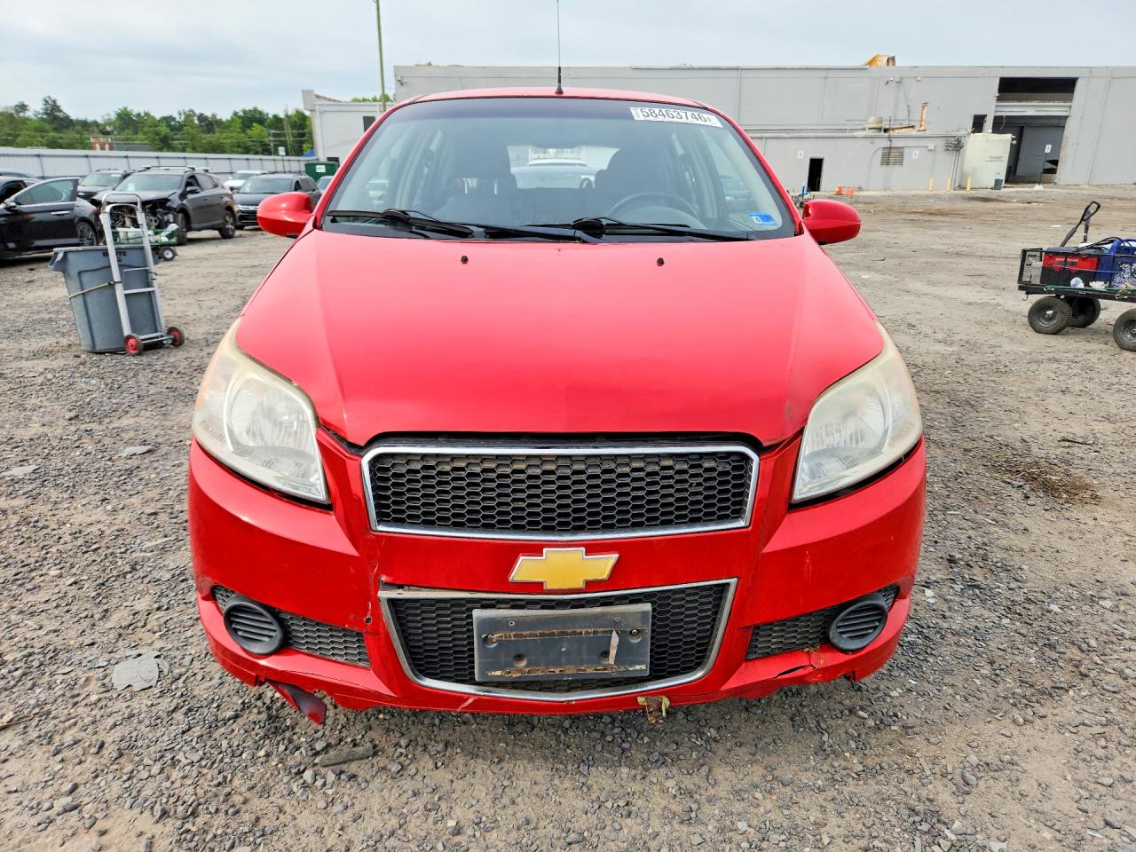 2011 Chevrolet Aveo Ls Red vin: KL1TD6DEXBB138637