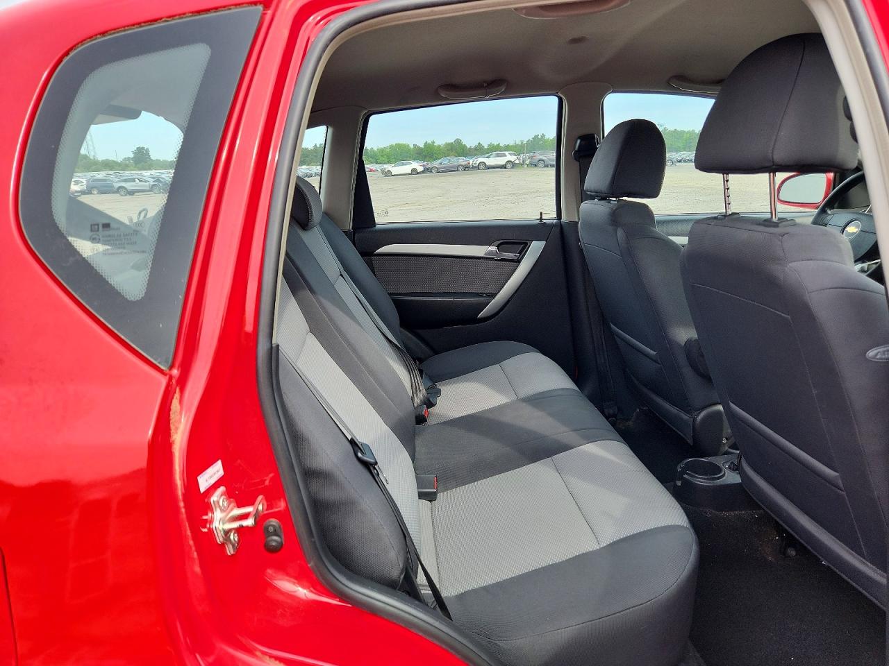 2011 Chevrolet Aveo Ls Red vin: KL1TD6DEXBB138637