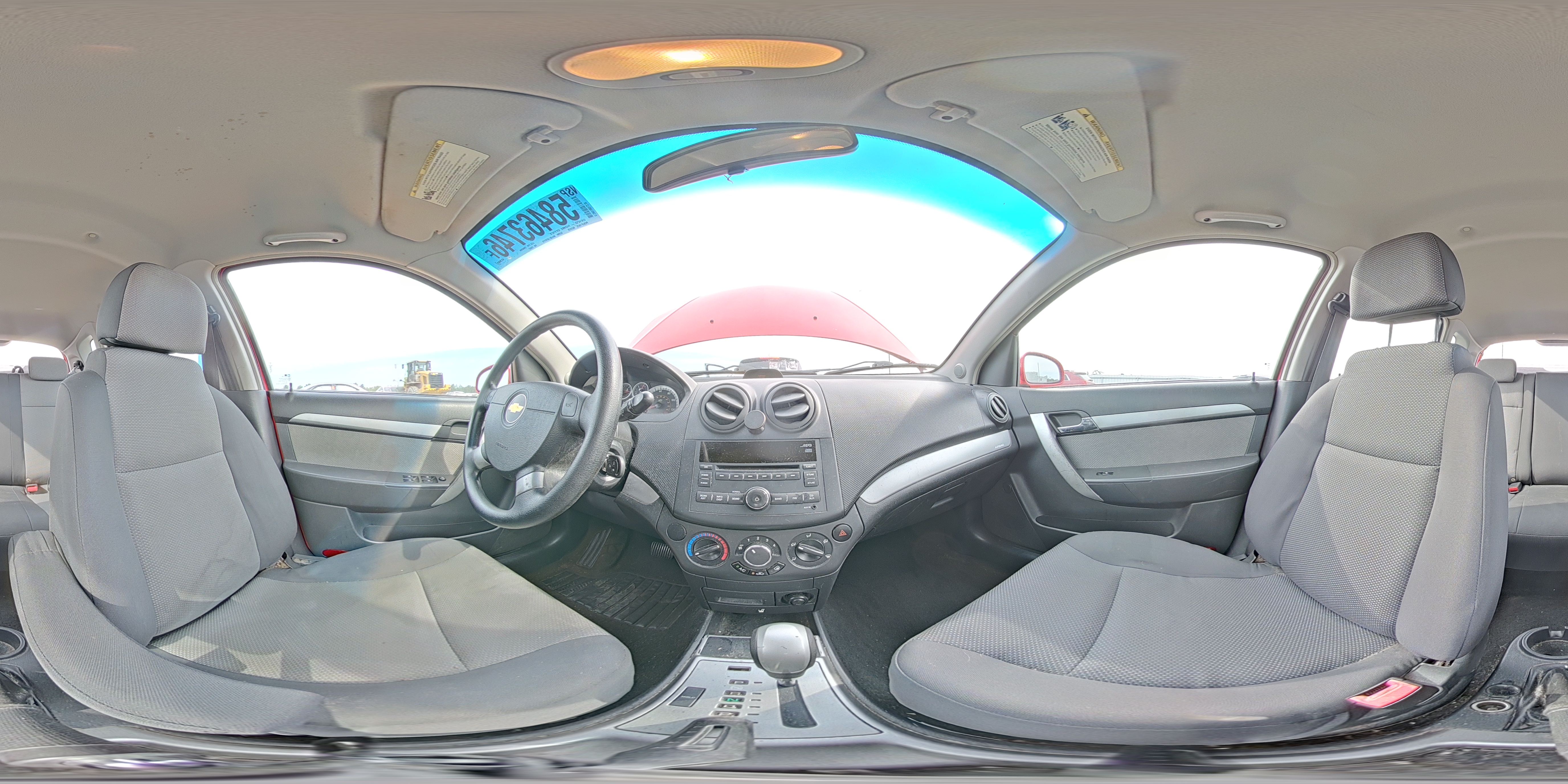 2011 Chevrolet Aveo Ls Red vin: KL1TD6DEXBB138637