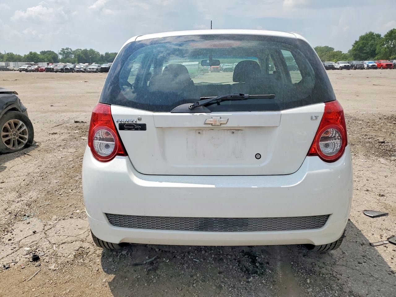 2011 Chevrolet Aveo Ls White vin: KL1TD6DEXBB153655
