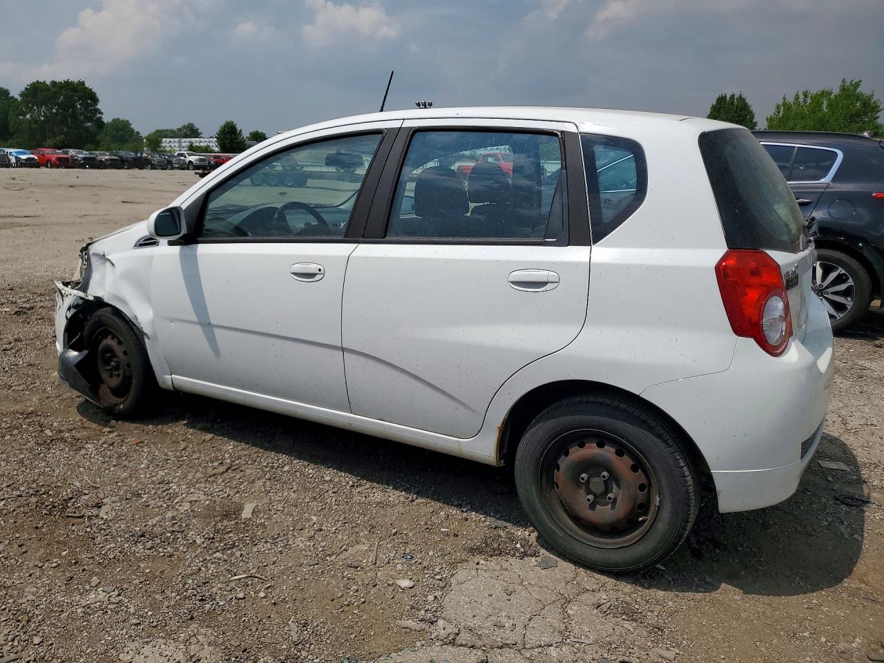 2011 Chevrolet Aveo Ls White vin: KL1TD6DEXBB153655