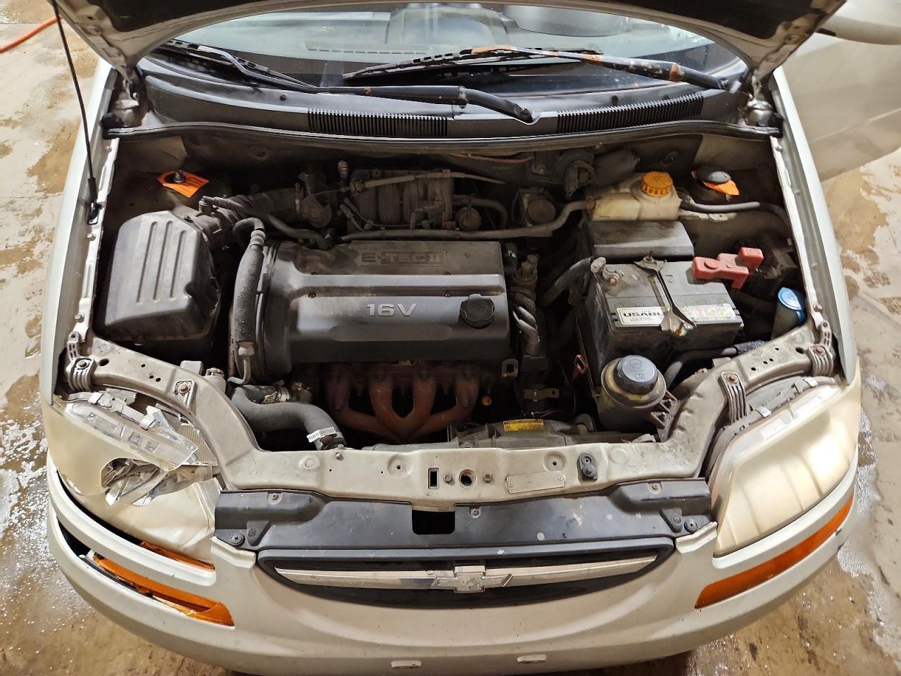 2005 Chevrolet Aveo Lt Silver vin: KL1TG526X5B393886
