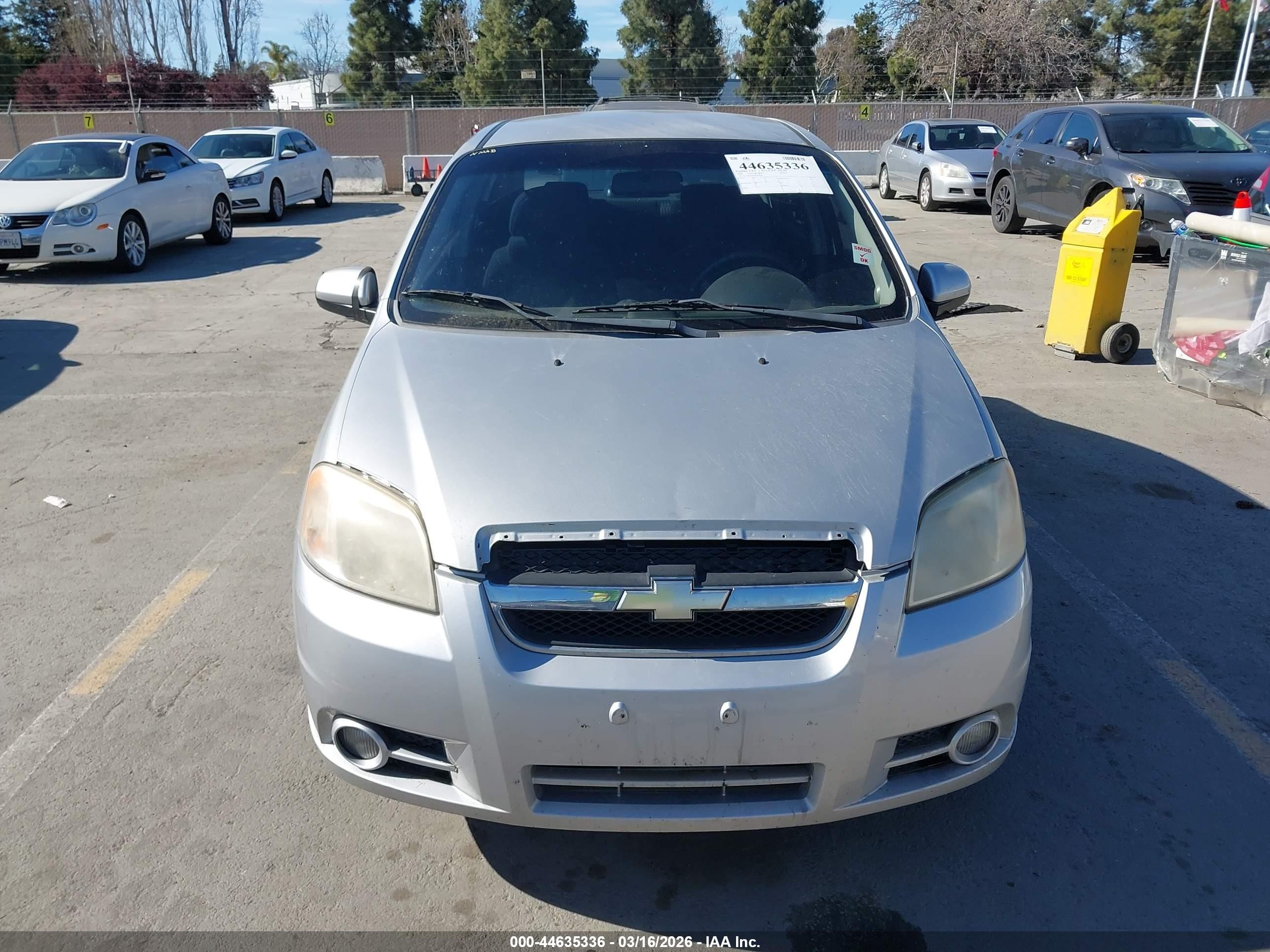 2008 Chevrolet Aveo Lt Silver vin: KL1TG56618B238920