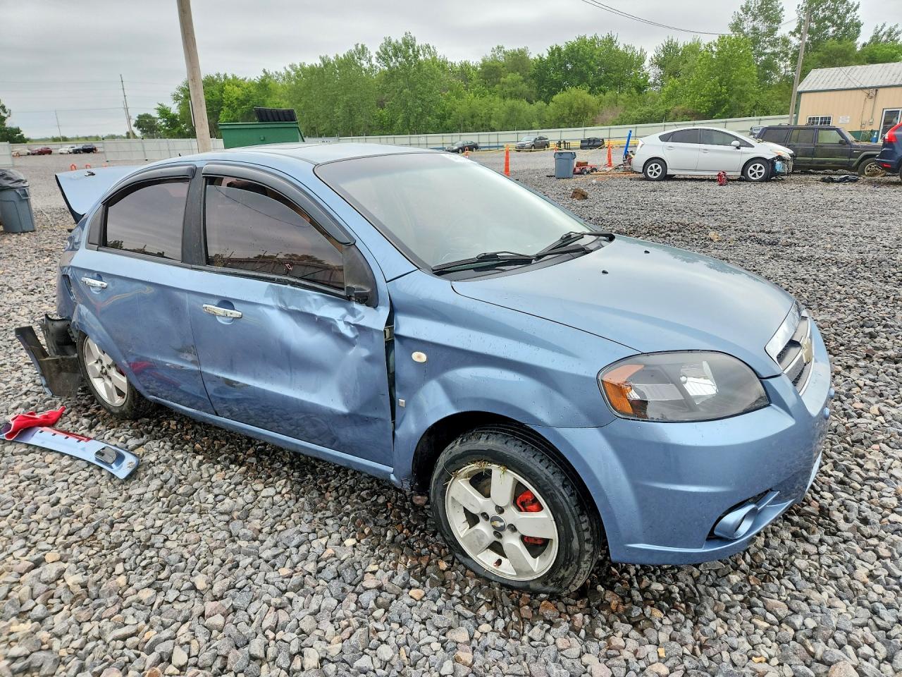 2008 Chevrolet Aveo Lt Blue vin: KL1TG56688B037211