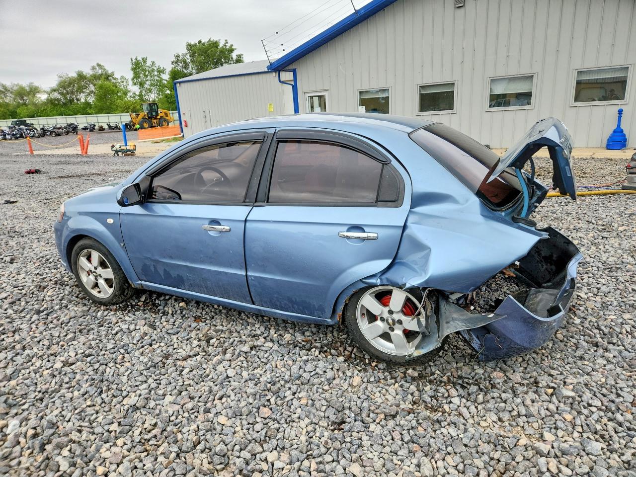 2008 Chevrolet Aveo Lt Blue vin: KL1TG56688B037211