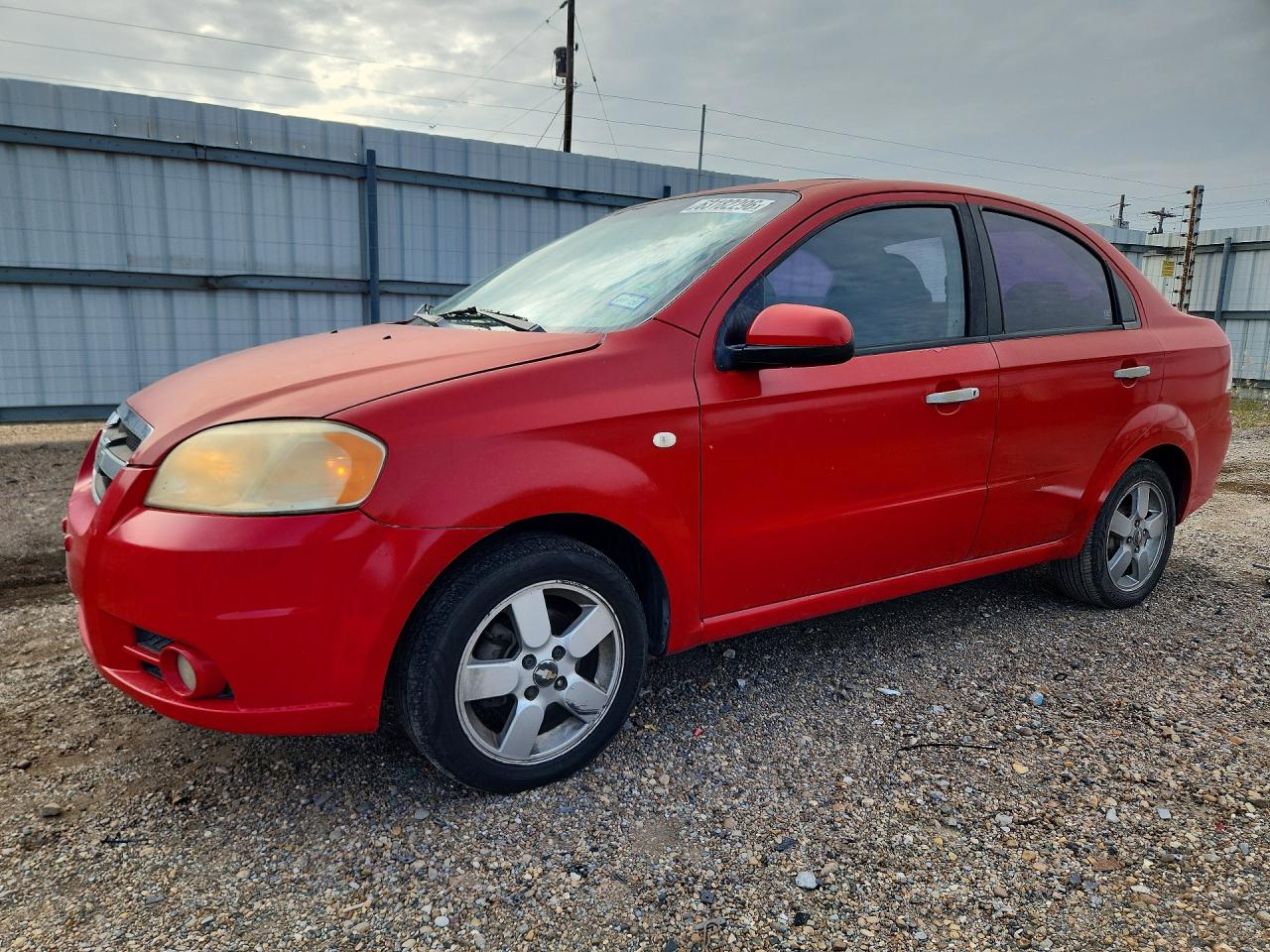 2008 Chevrolet Aveo Lt Red vin: KL1TG56688B178974