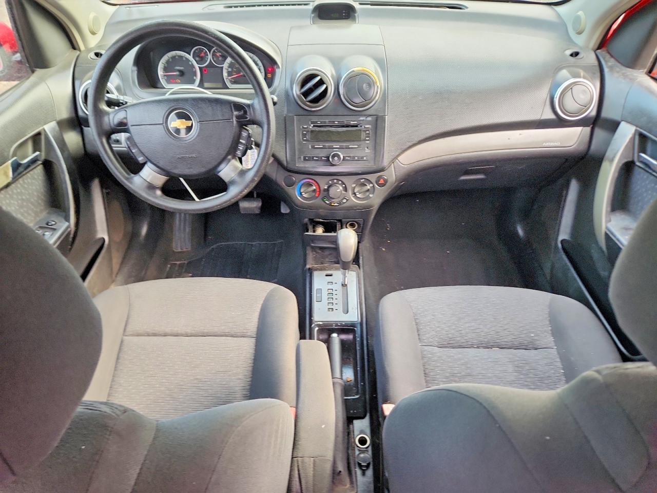 2008 Chevrolet Aveo Lt Red vin: KL1TG56688B178974
